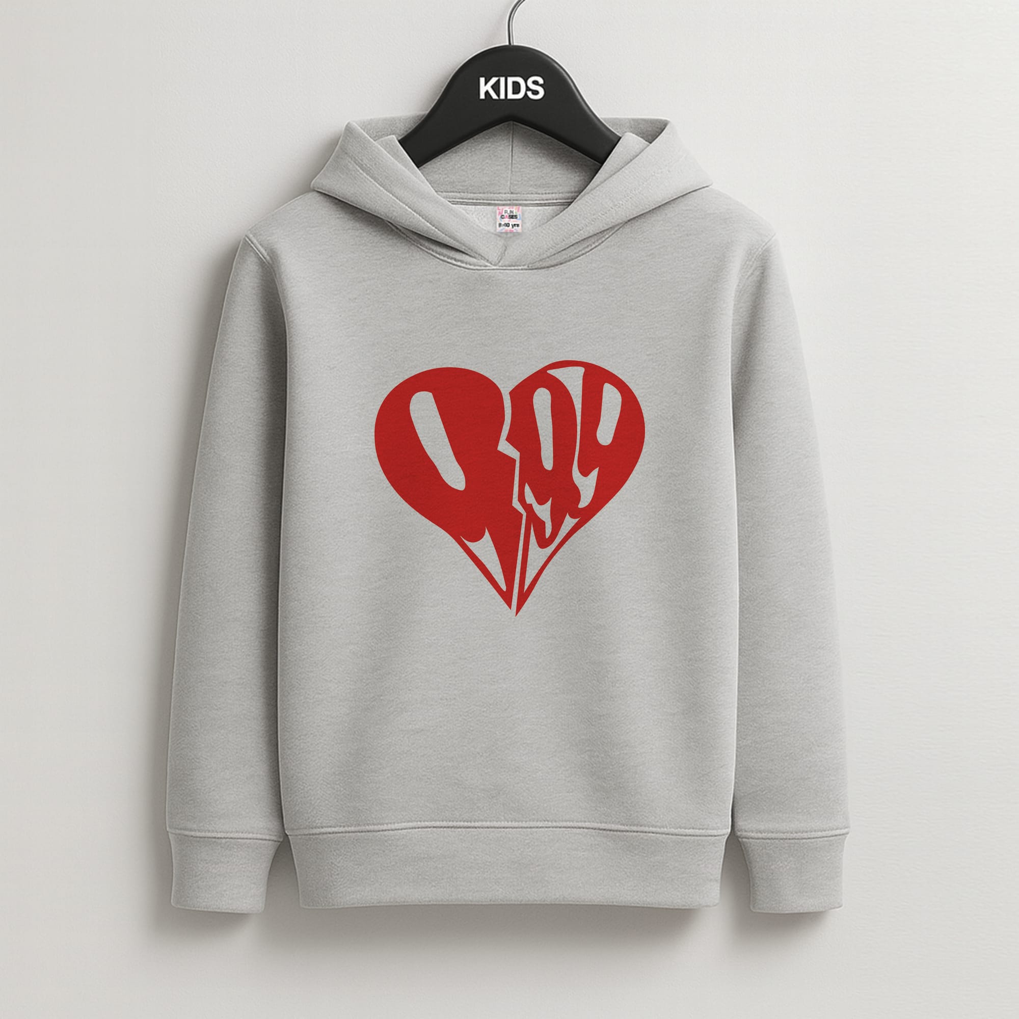 Heart - Juice Kids Grey Hoodie