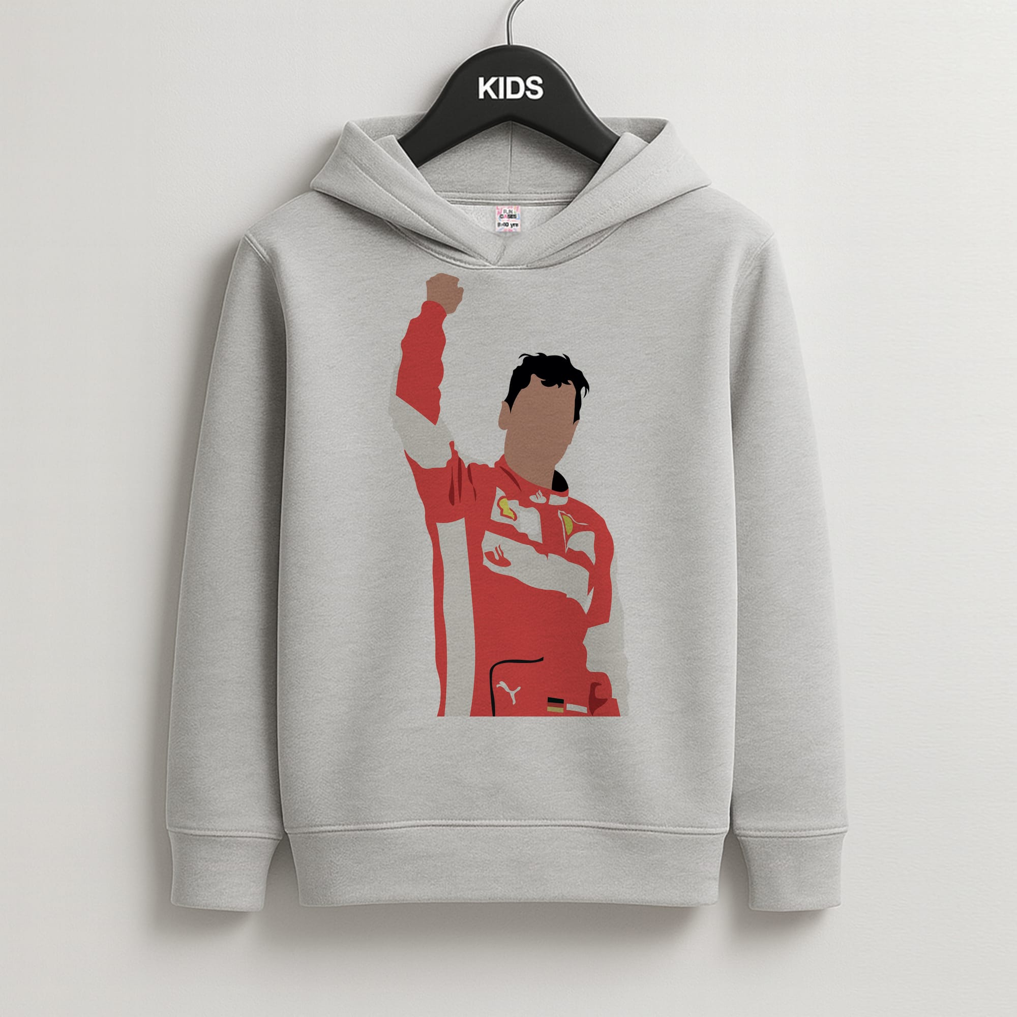 Vettel - F1 Kids Grey Hoodie