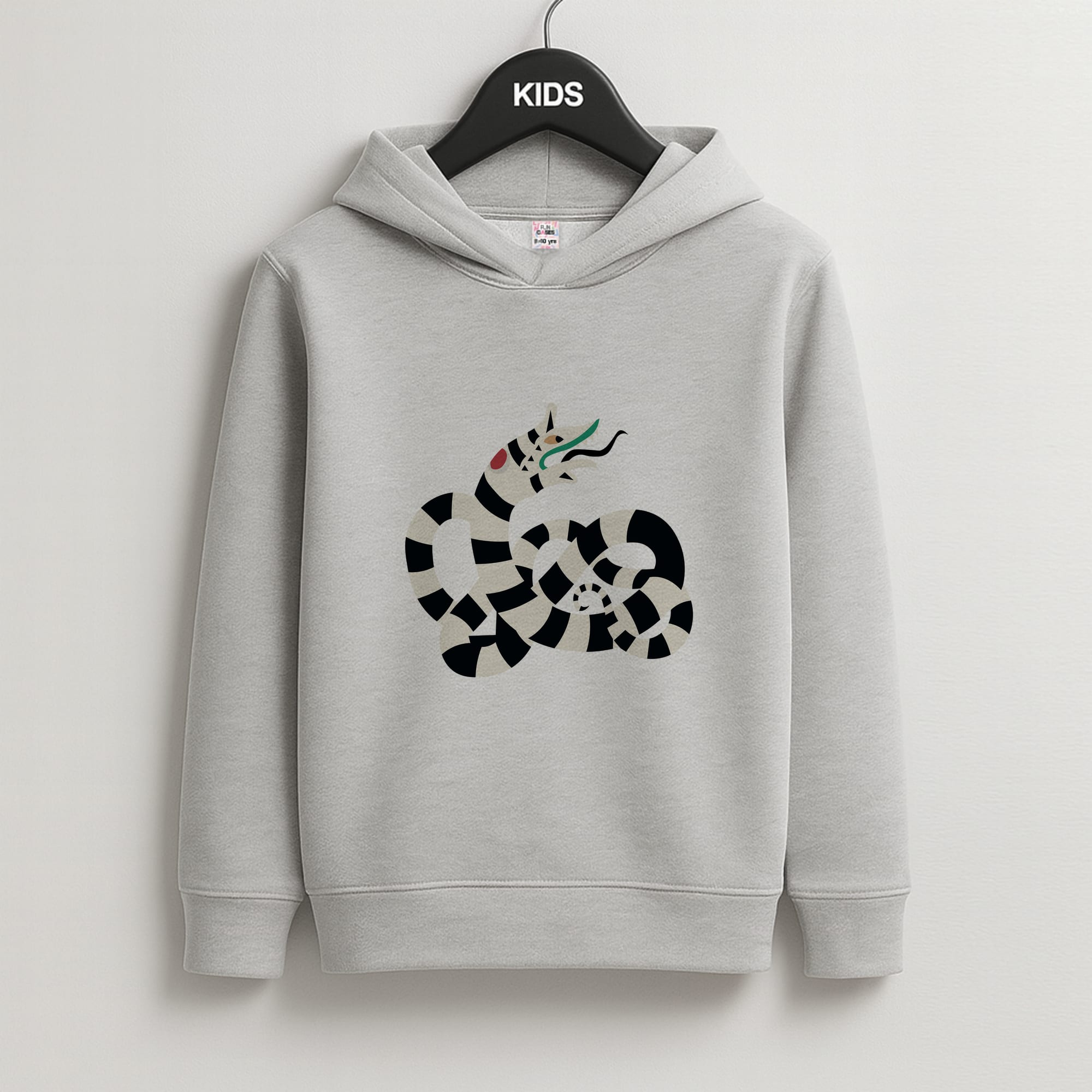 Sandworm - Beetle Halloween Kids Grey Hoodie