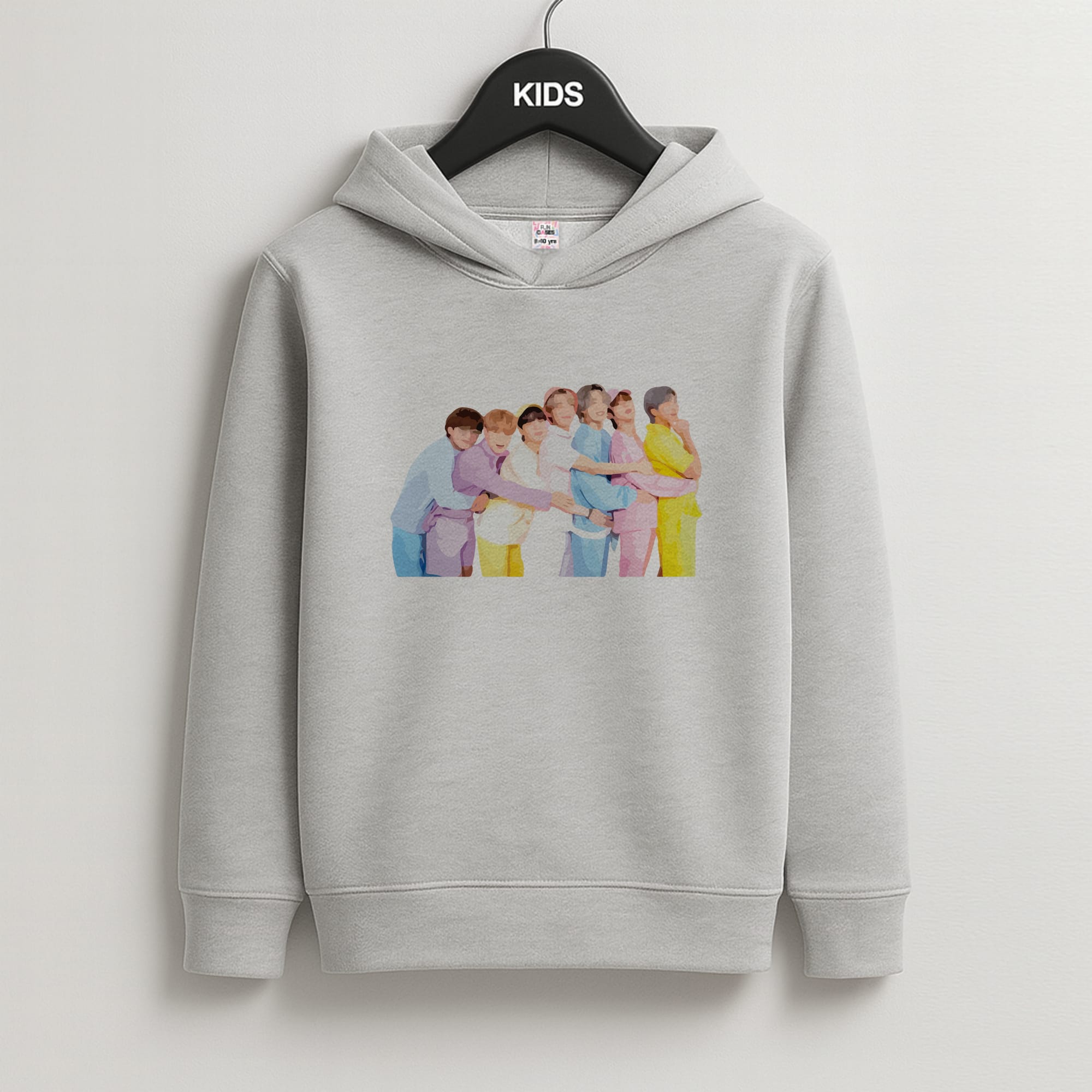 Colourful K-Pop Band Band Kids Hoodie