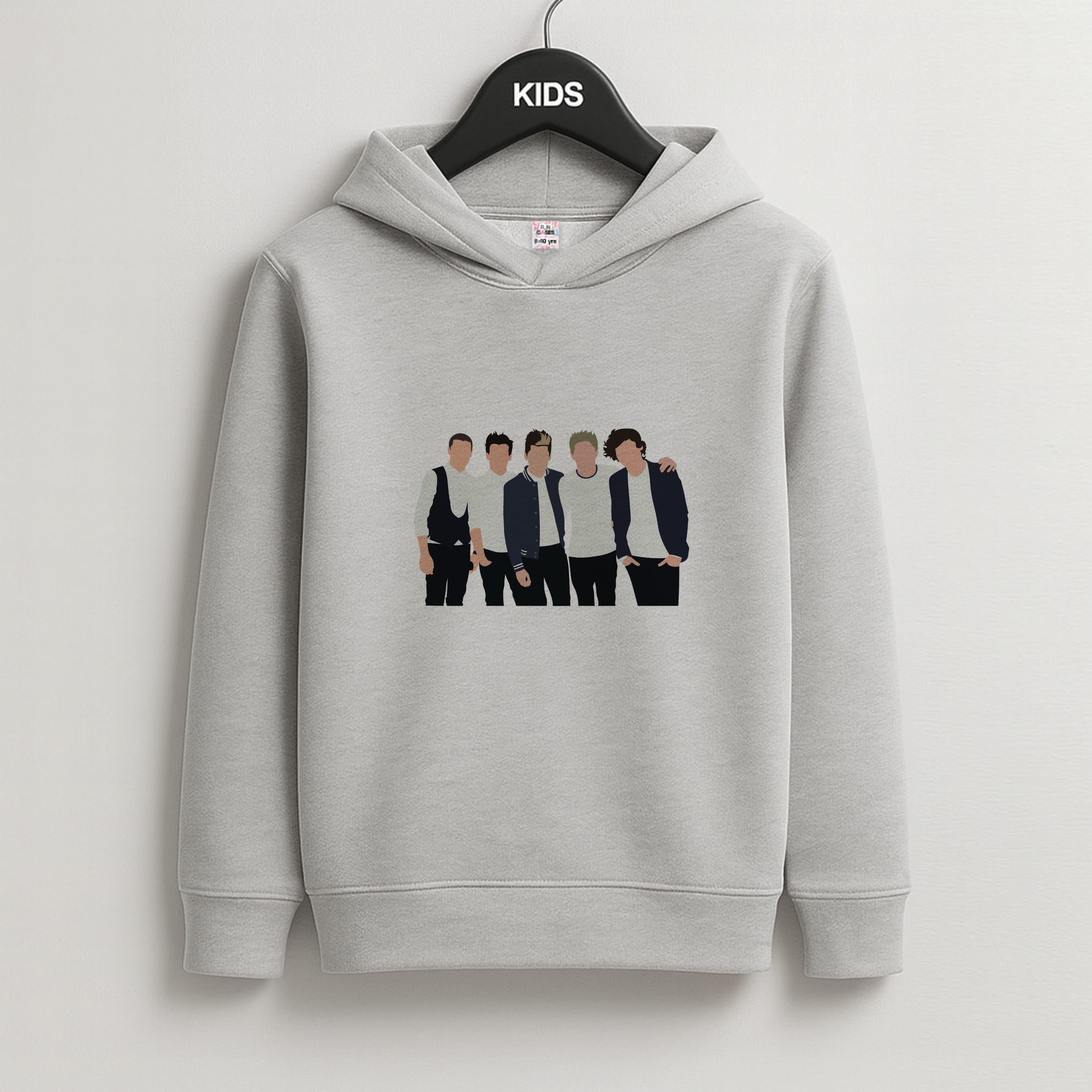 Old Members Kids Grey Hoodie