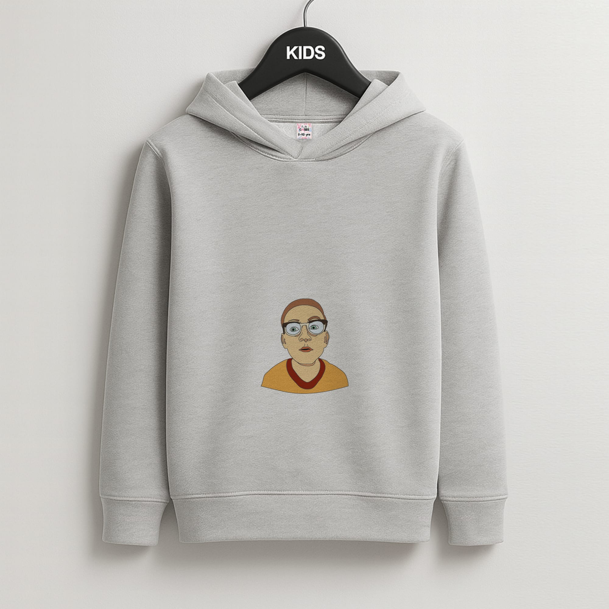 Know-It-All - Polar Christmas Kids Grey Hoodie
