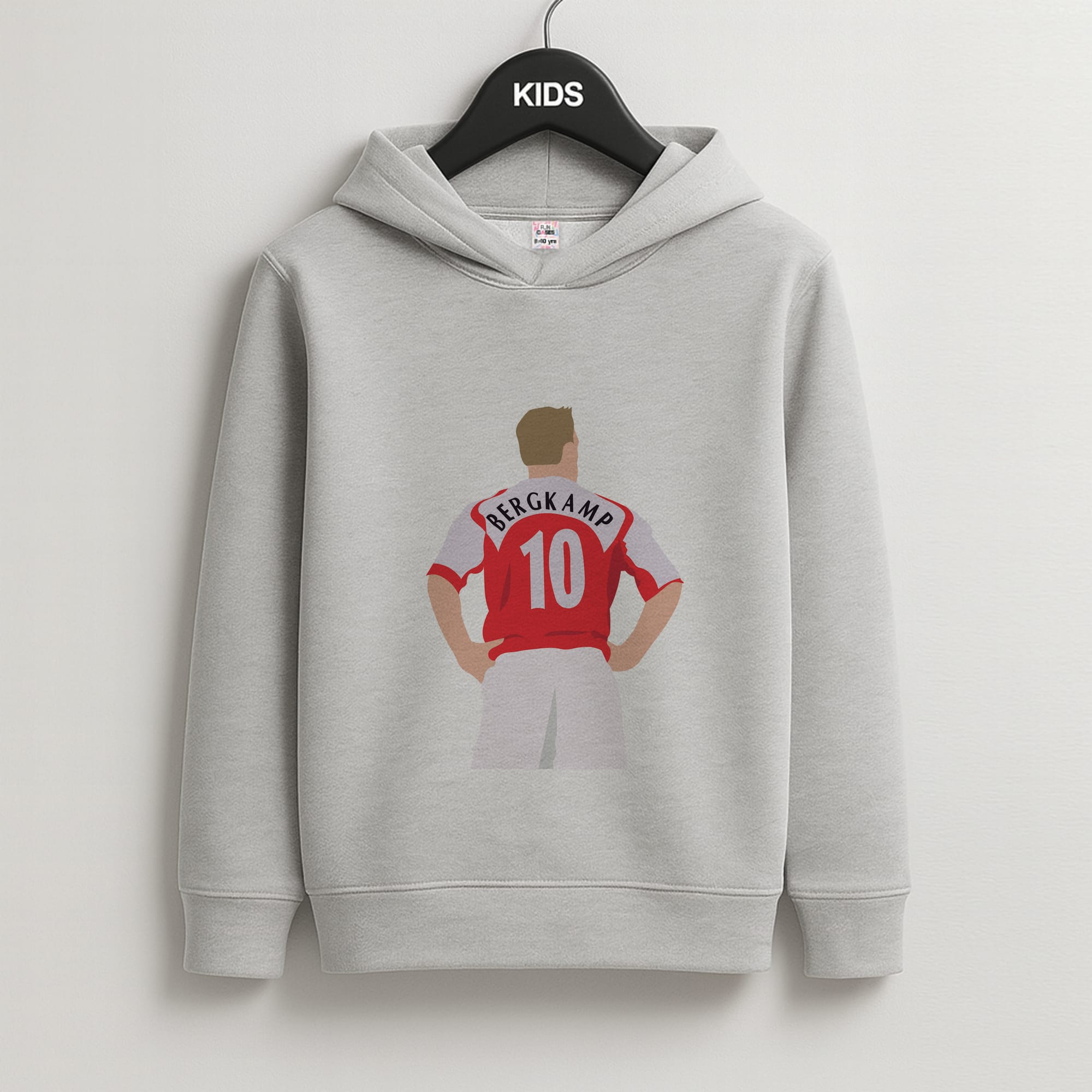 Bergkamp - Football Kids Grey Hoodie