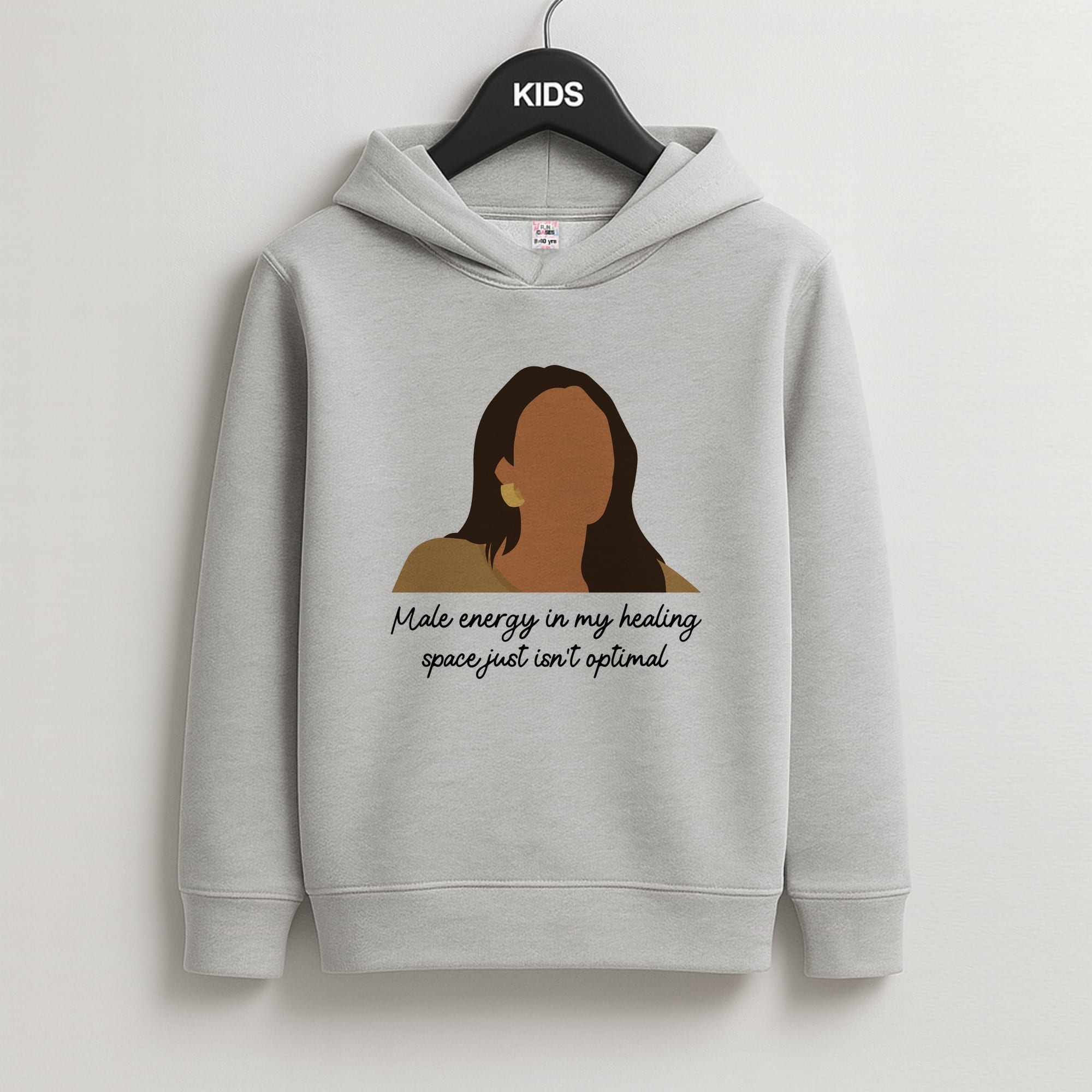 Male Energy Kids Grey Hoodie