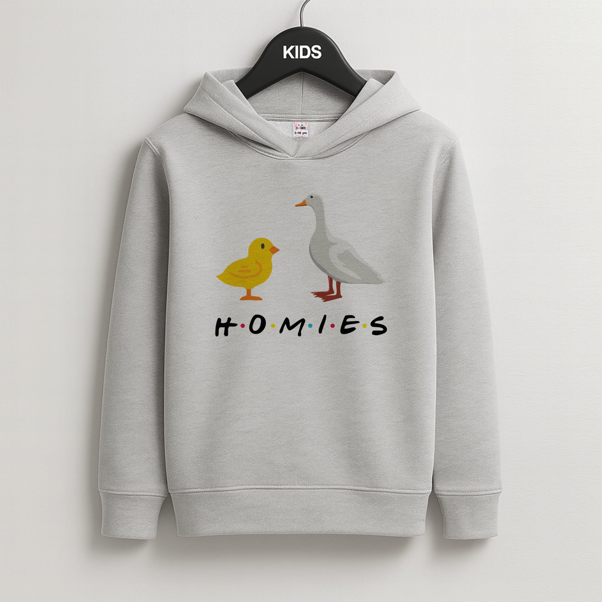 Homies Chick And Duck Kids Hoodie