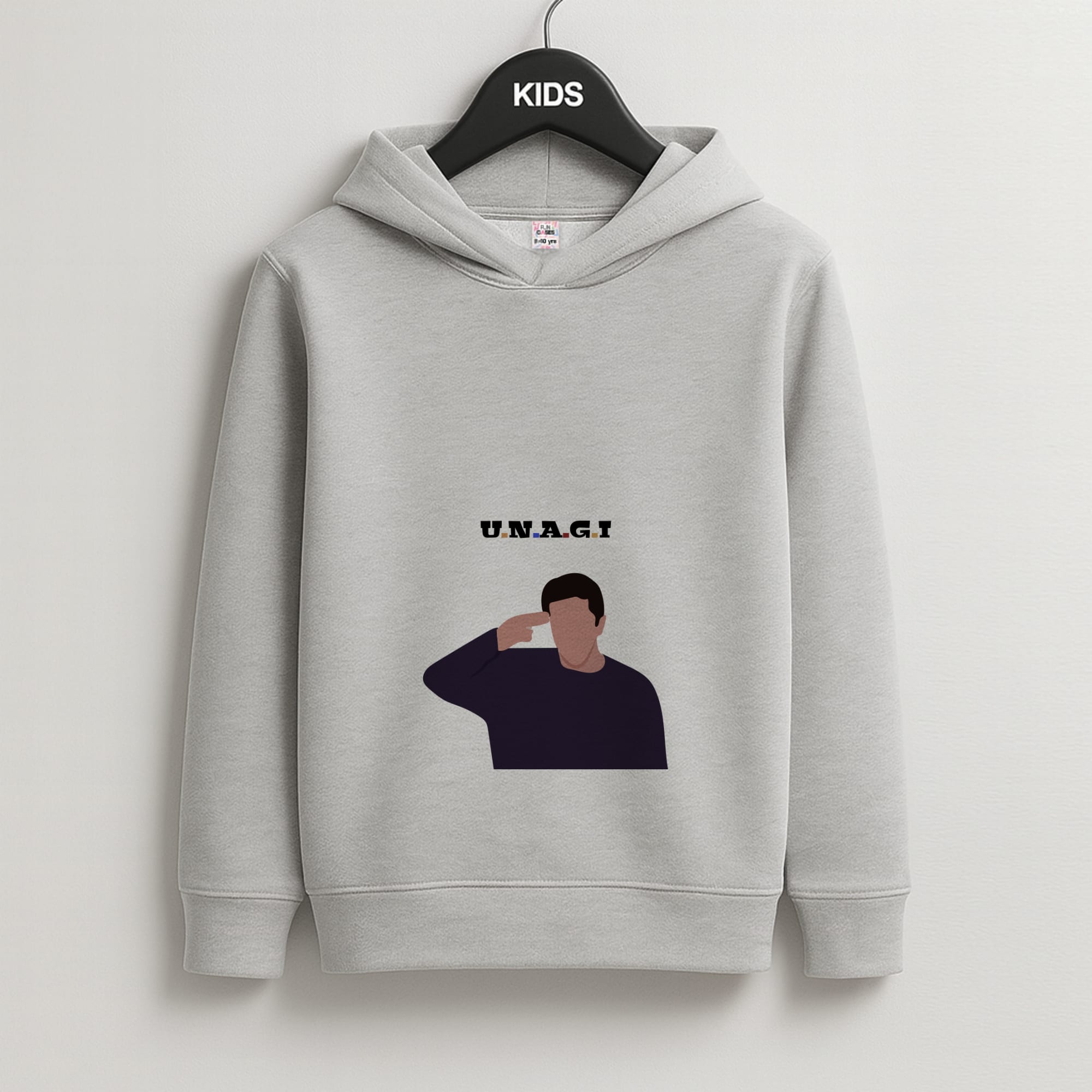 Unagi Kids Grey Hoodie