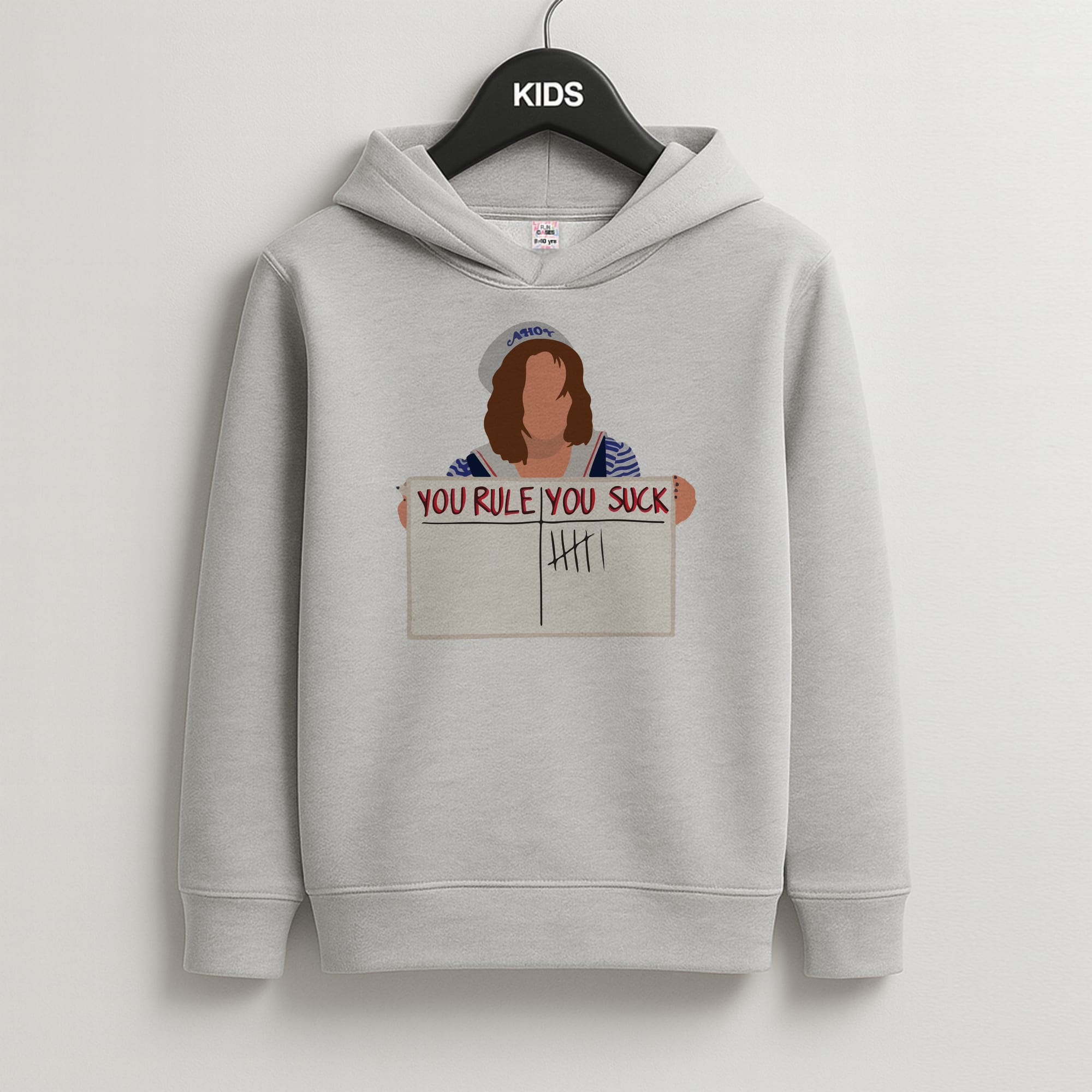 You Suck Tally Kids Hoodie