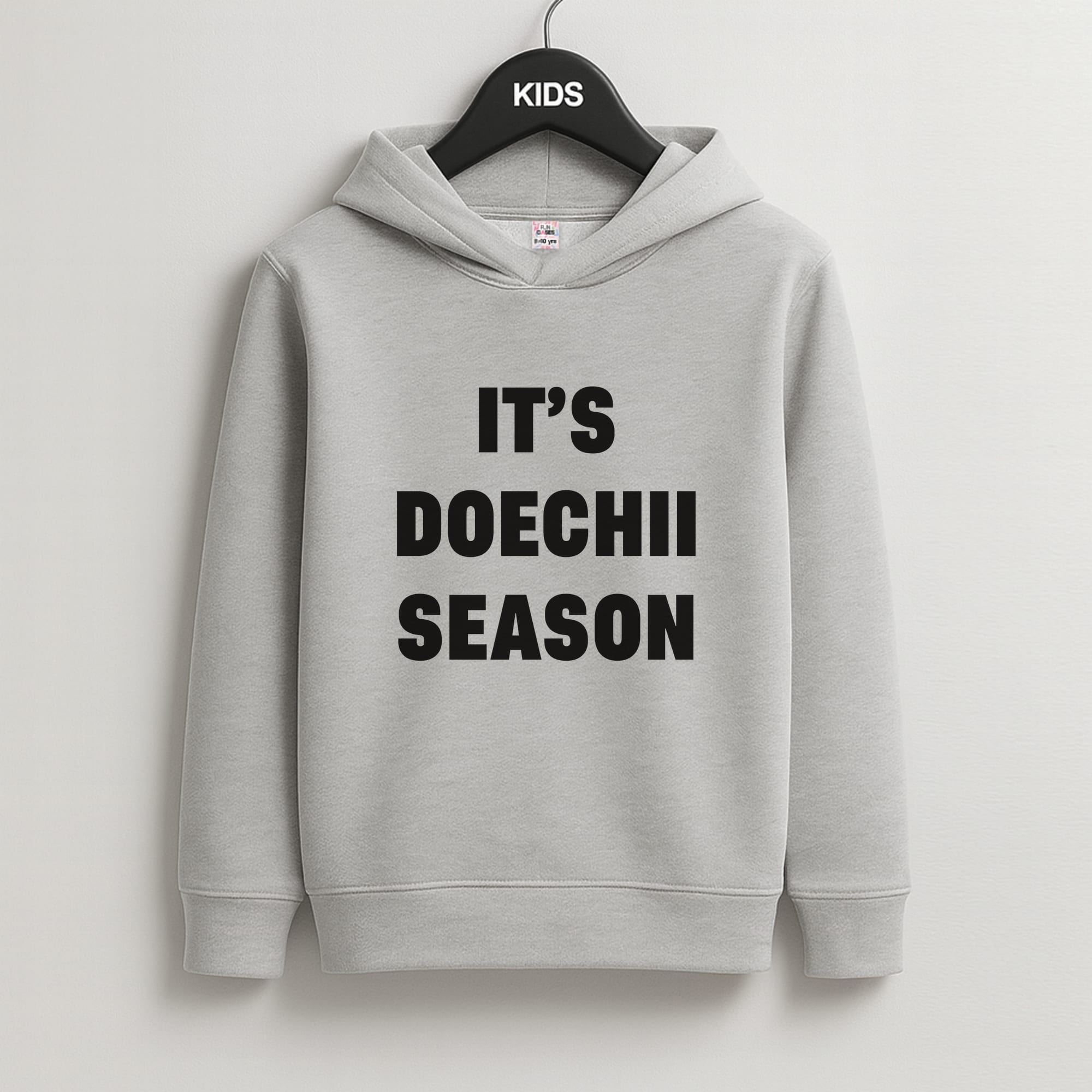 Camo Season Kids Grey Hoodie
