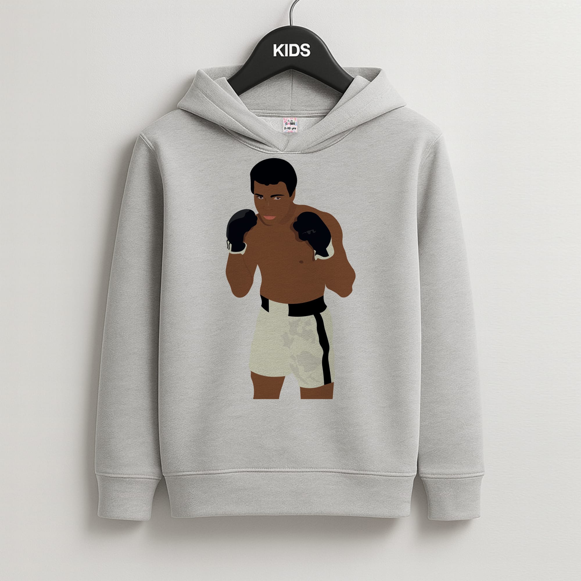 Ali - Boxing Kids Grey Hoodie