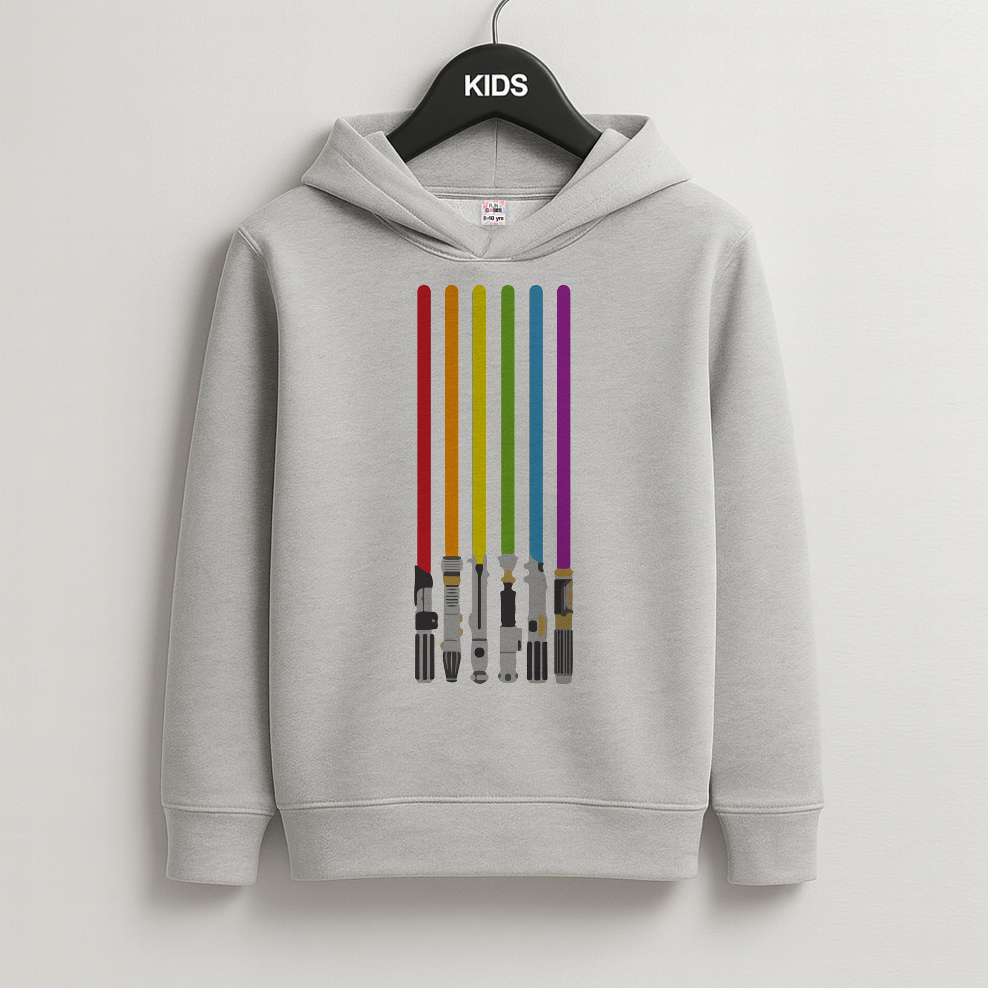 Lightsabers Kids Grey Hoodie