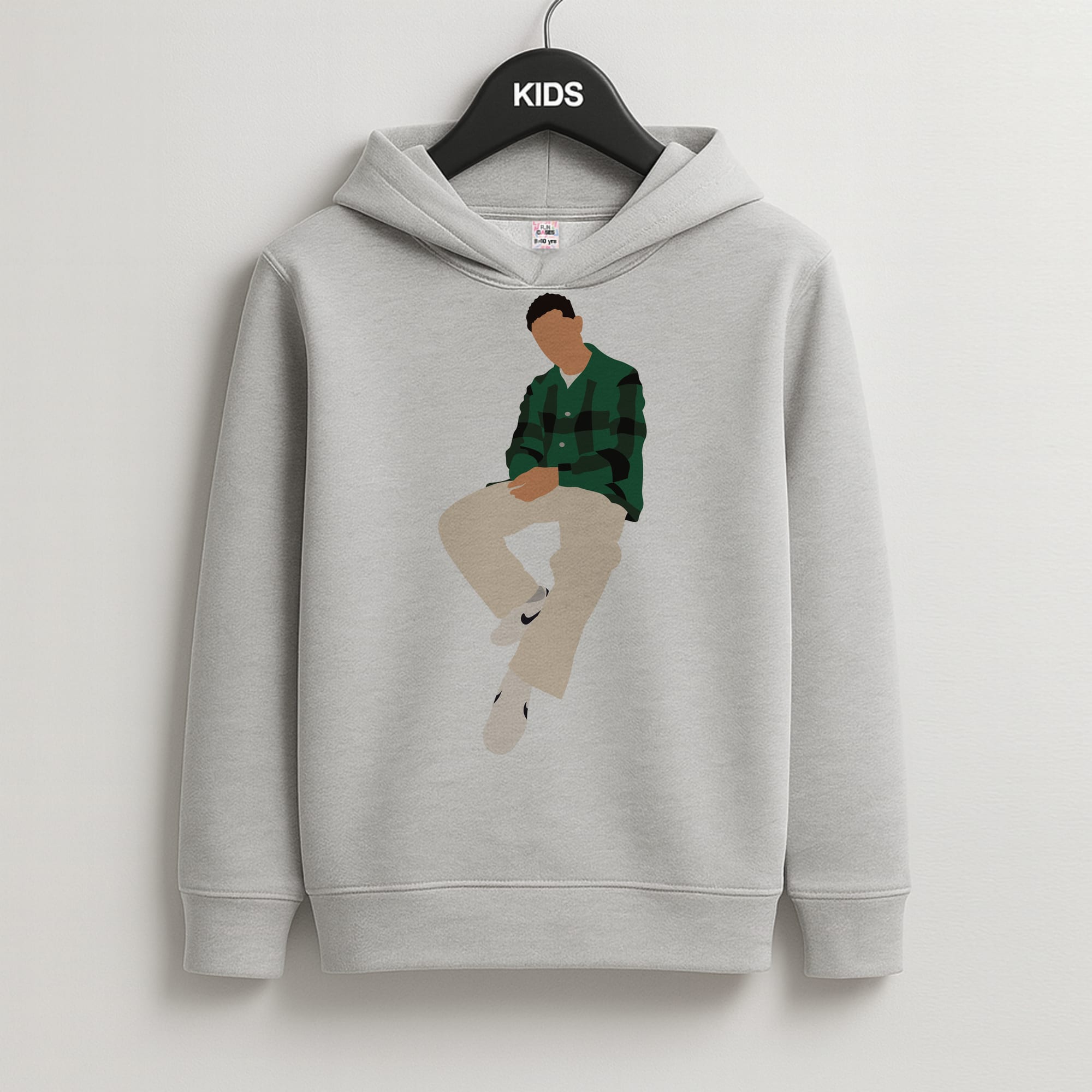 Green LoyleKids Grey Hoodie