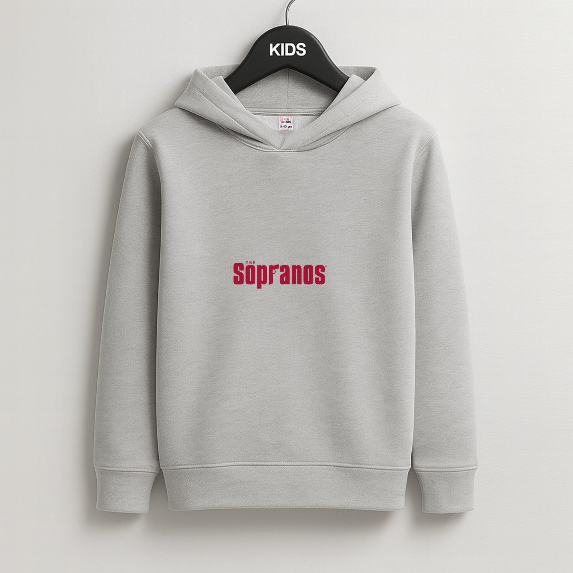 Title Screen Kids Grey Hoodie
