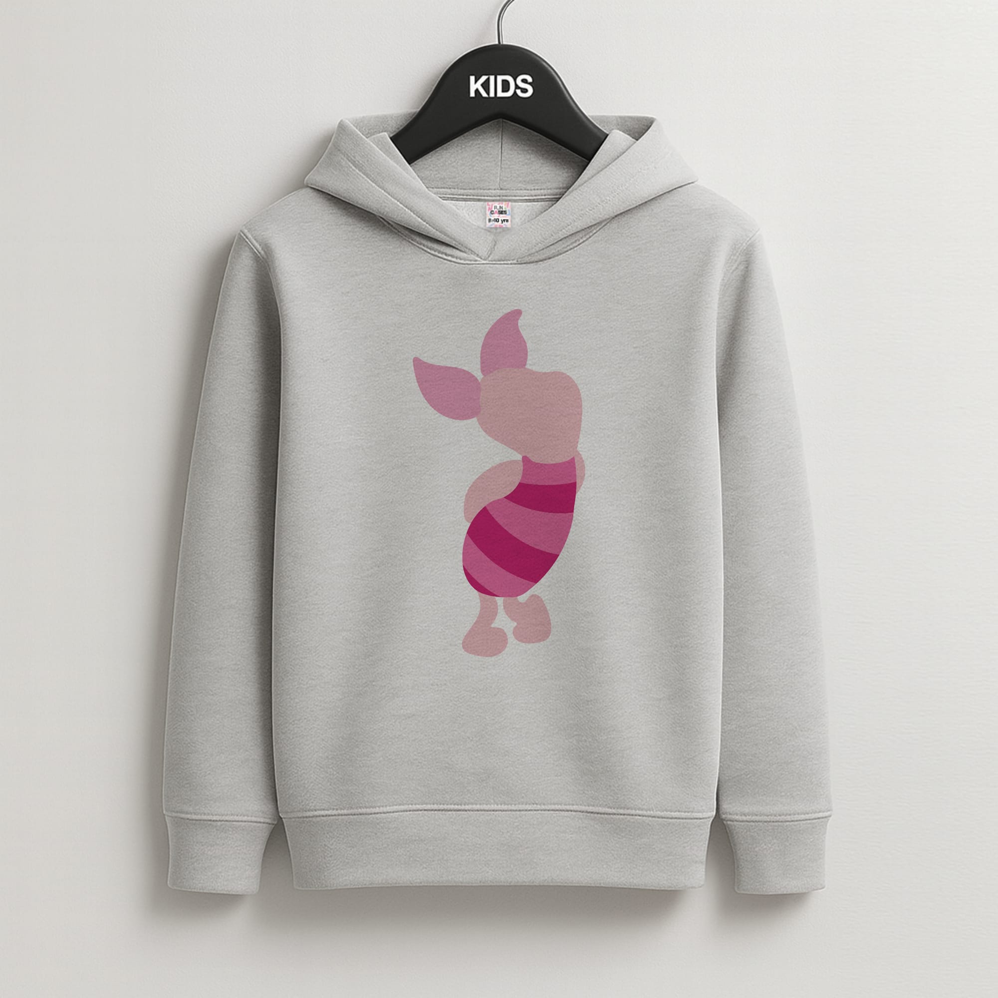 Pig Faceless - Winnie Kids Grey Hoodie