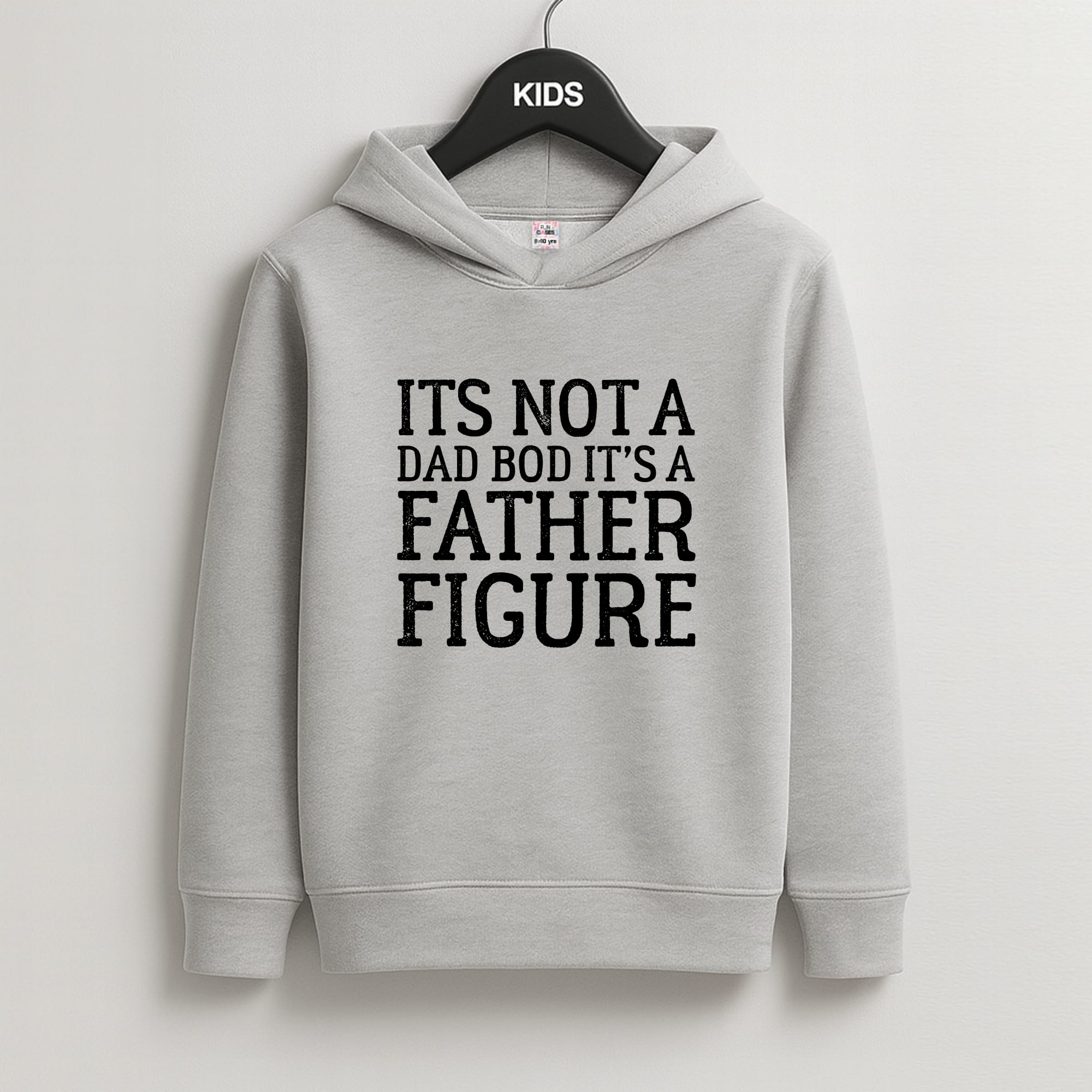 It's Not A Dad Bod Kids Grey Hoodie