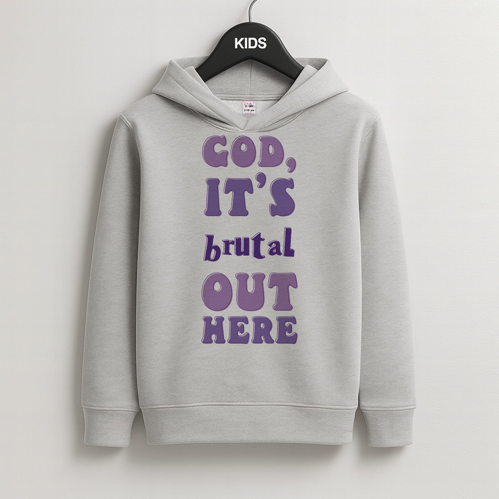 Brutal - Olivia Kids Grey Hoodie