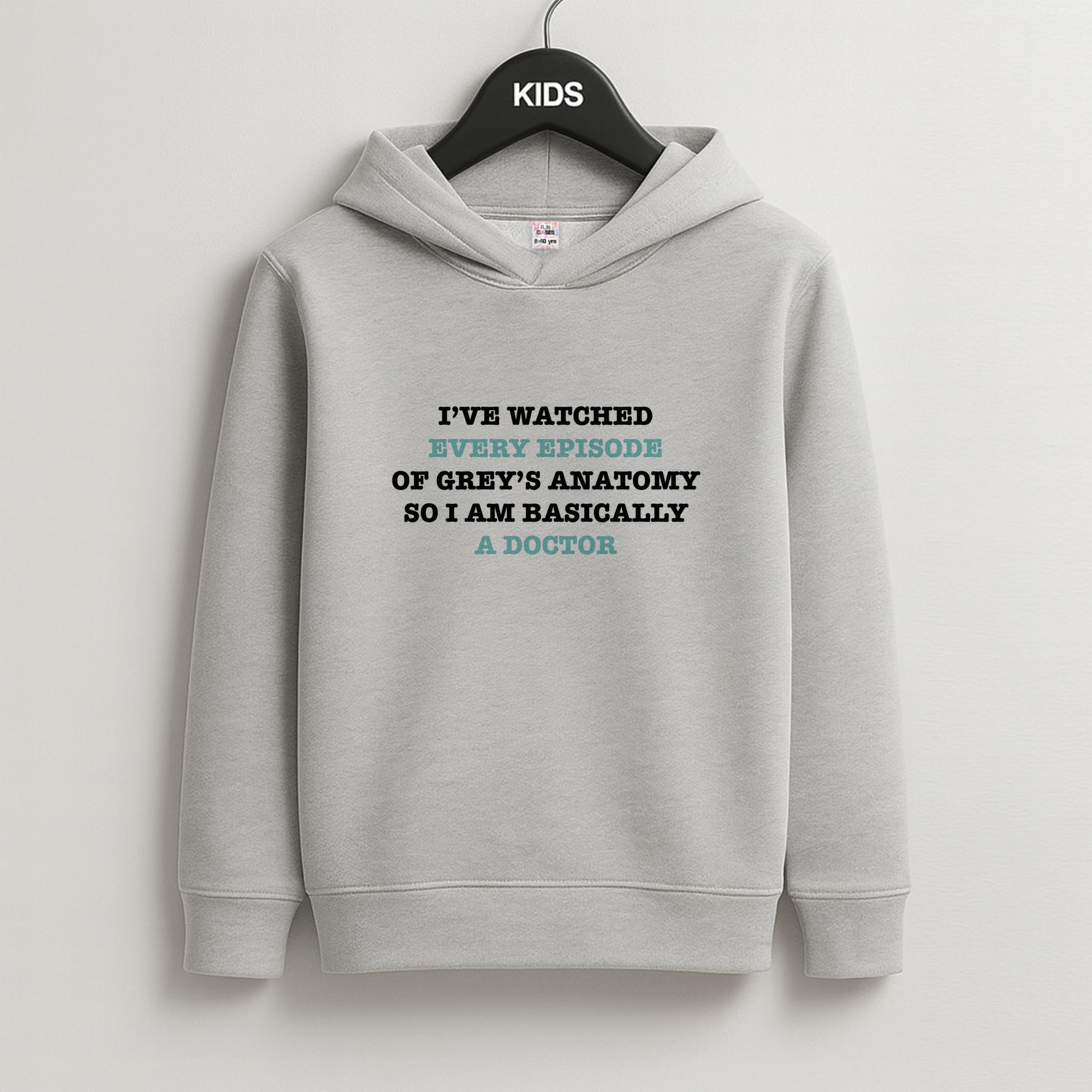 I've Watched Every Episode Of Grey's Kids Hoodie