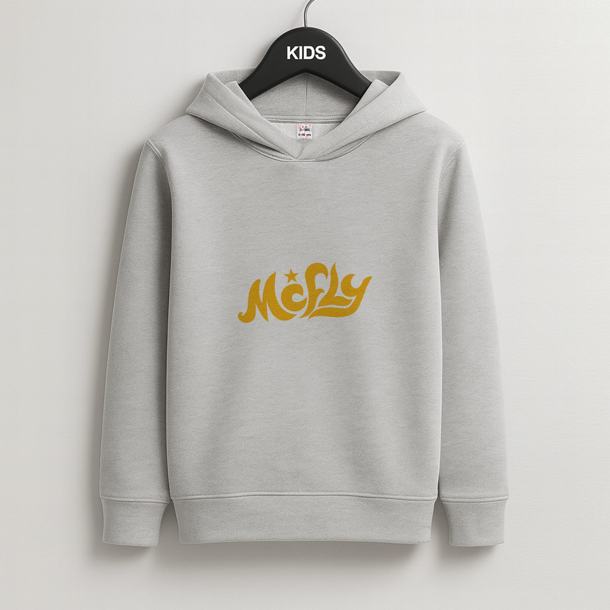 Star - McBand Kids Grey Hoodie