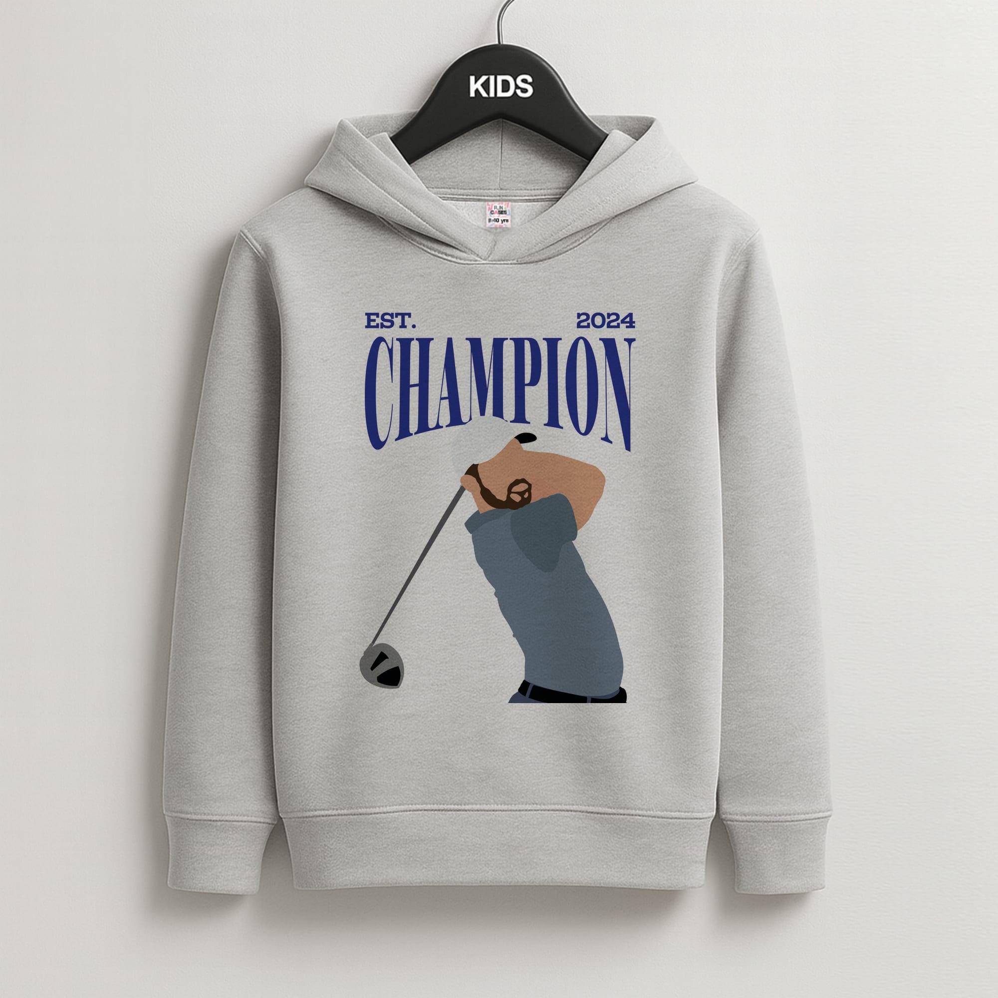Schauffele Champion 2024 Kids Grey Hoodie