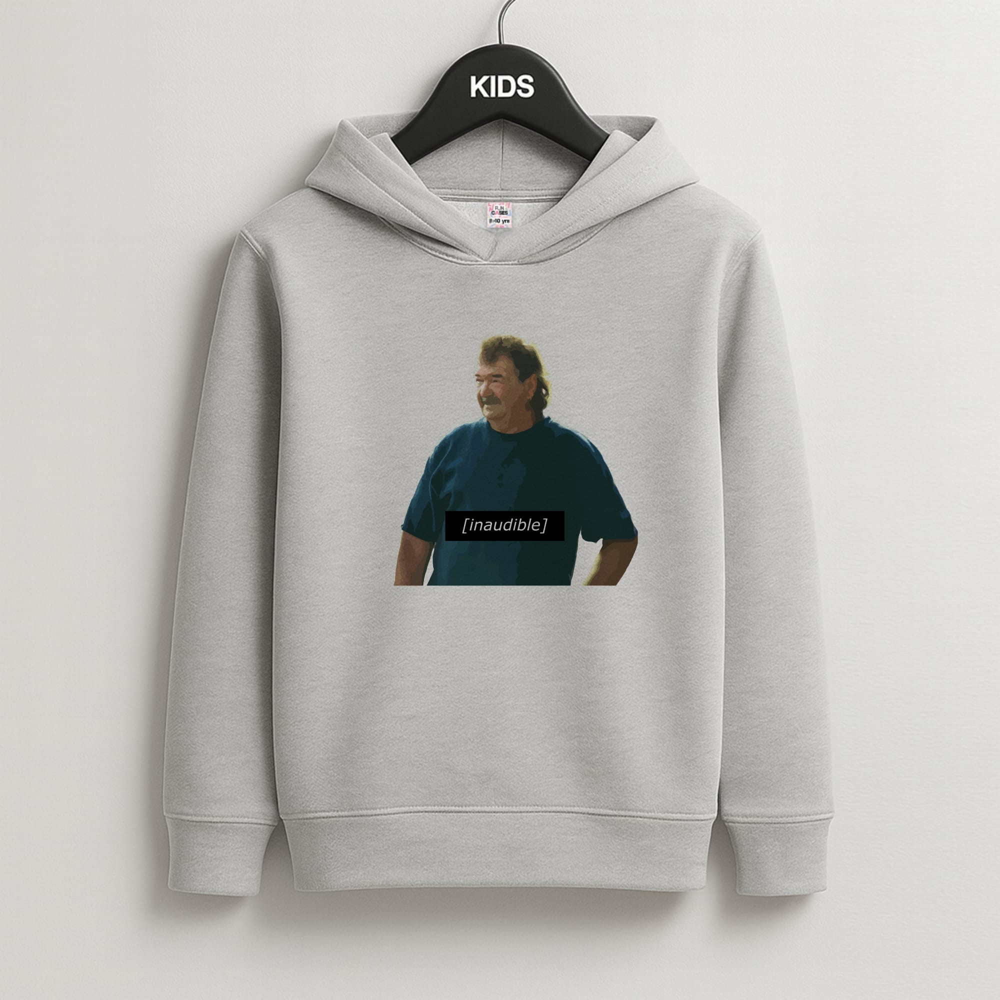Inaudible Gerald Kids Grey Hoodie