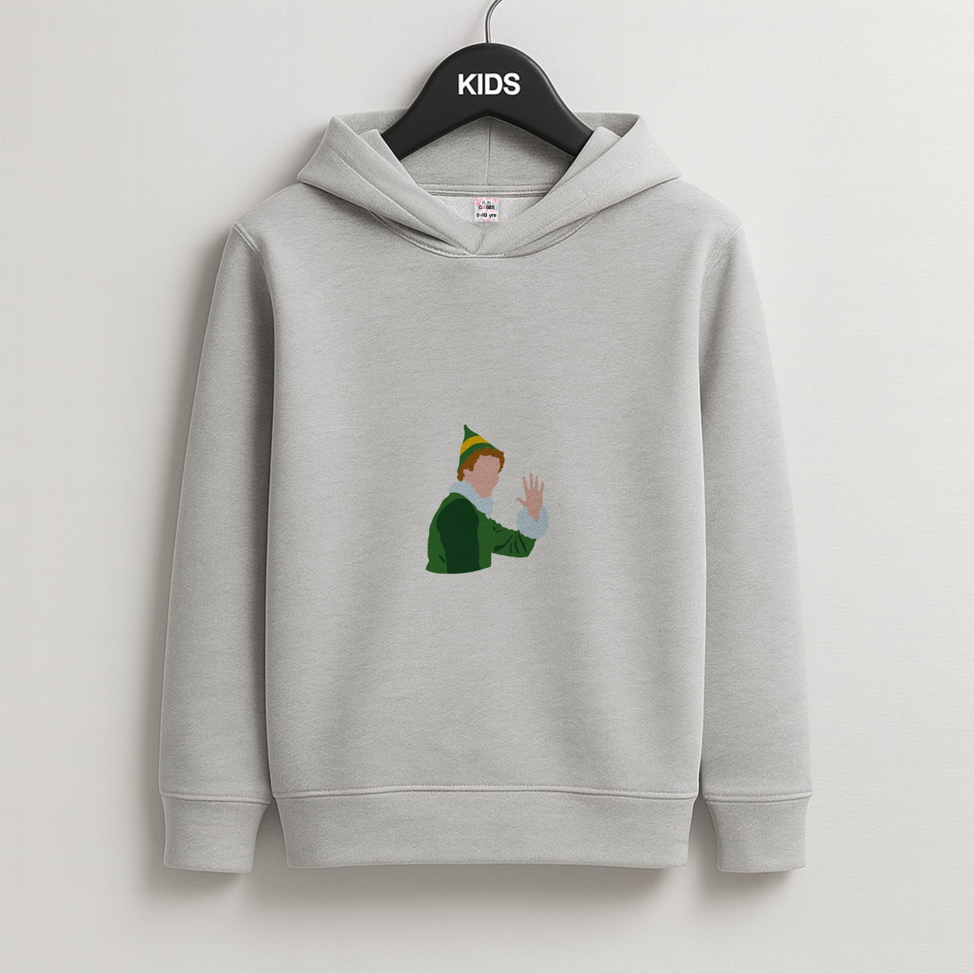 Wave - Elf Kids Grey Hoodie