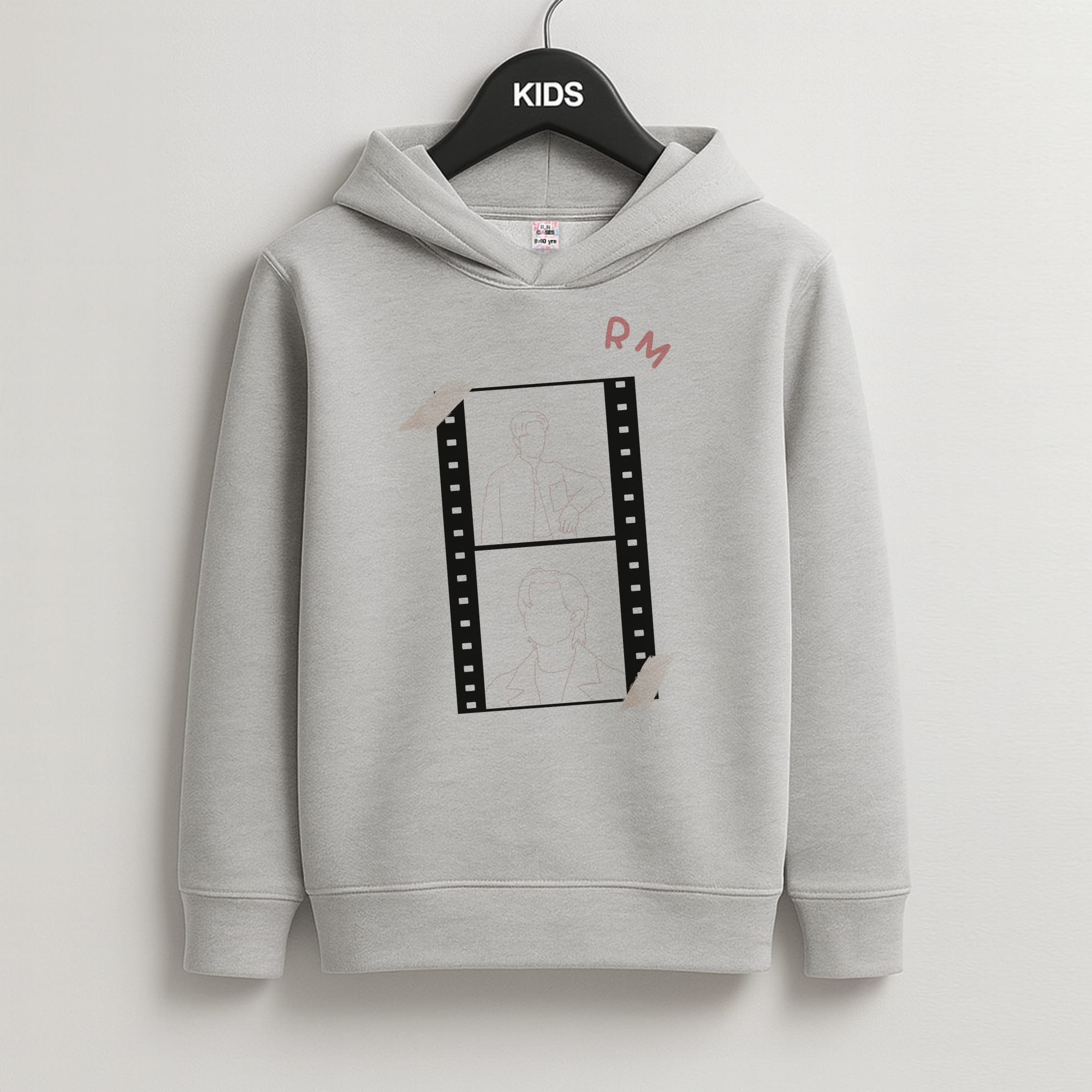 RM - BTS Kids Grey Hoodie