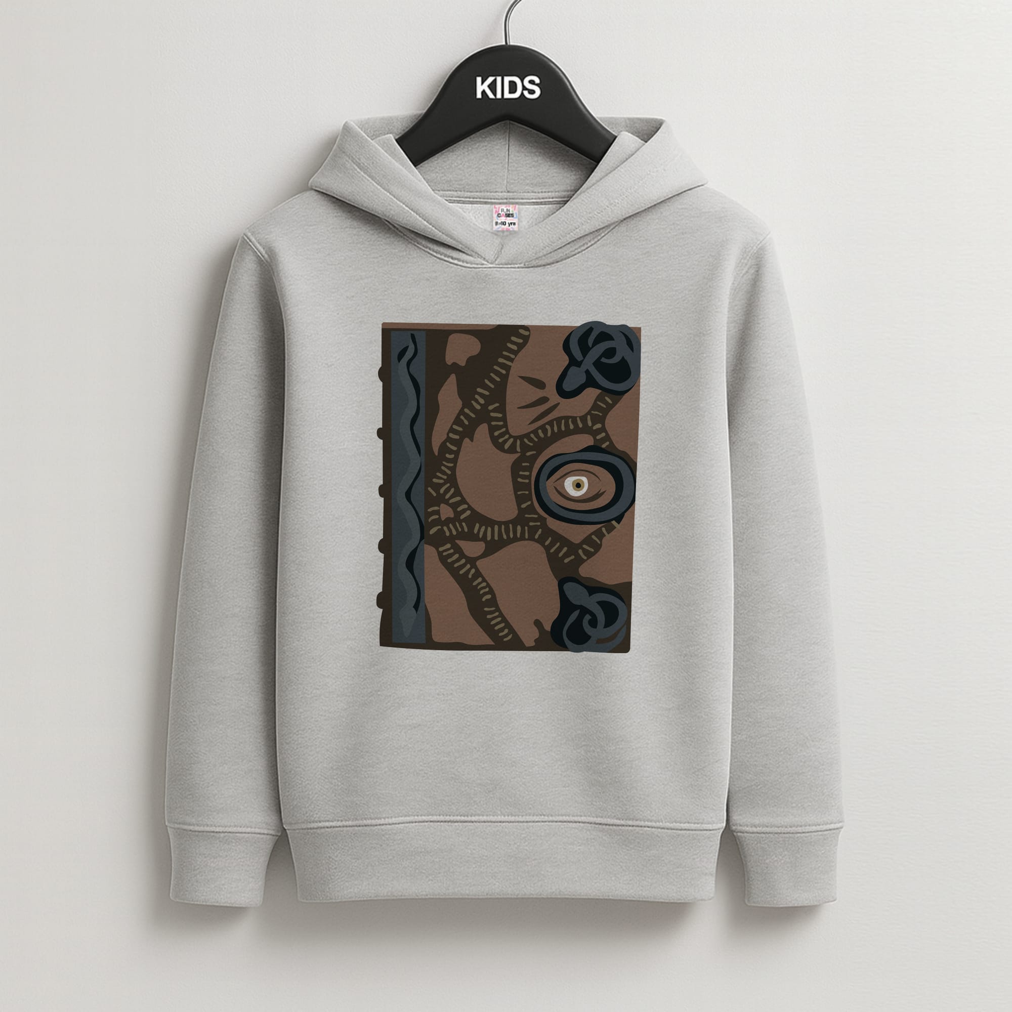 Manual Of Witchcraft - Hocus Pocus Kids Grey Hoodie