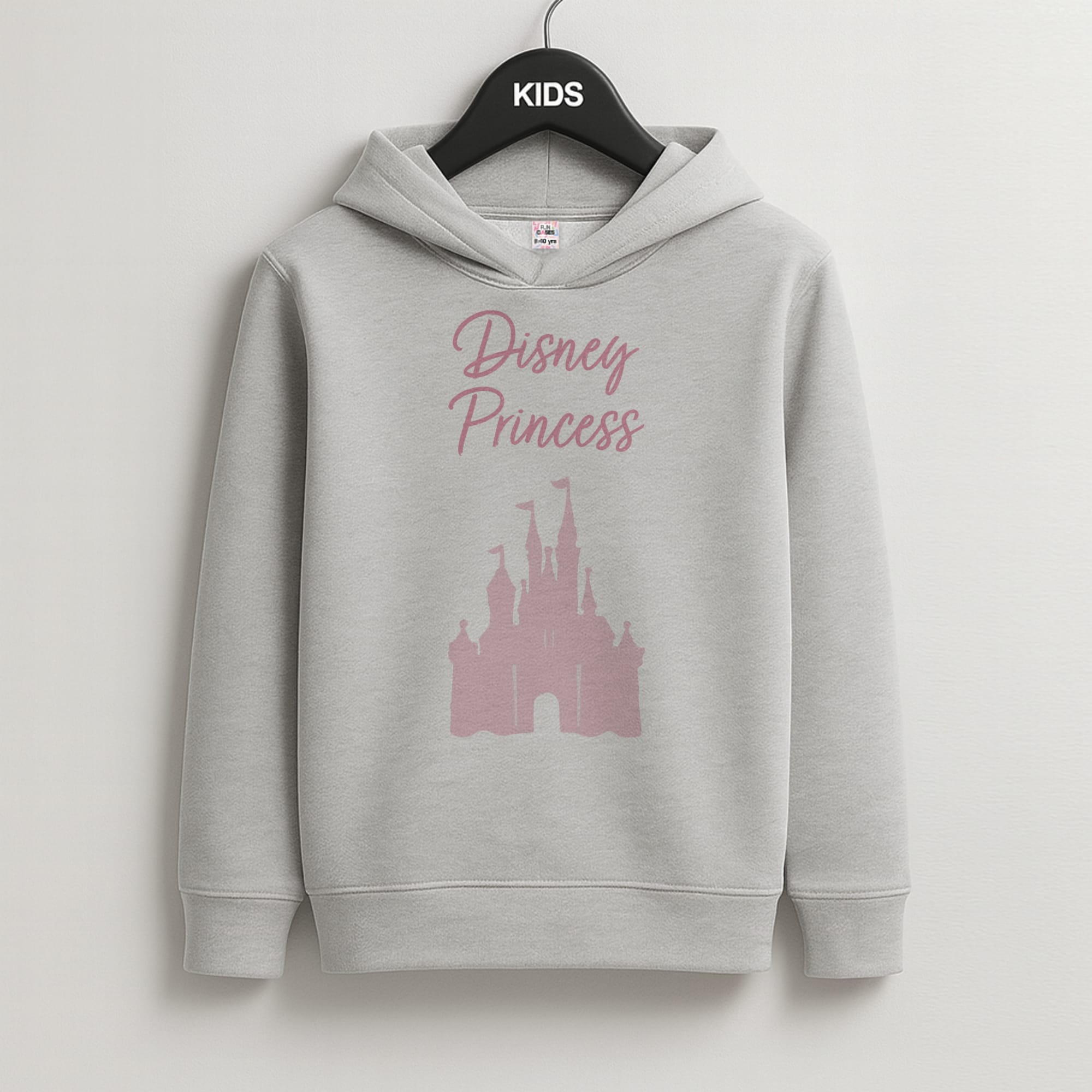 Fairytale Princess Kids Grey Hoodie