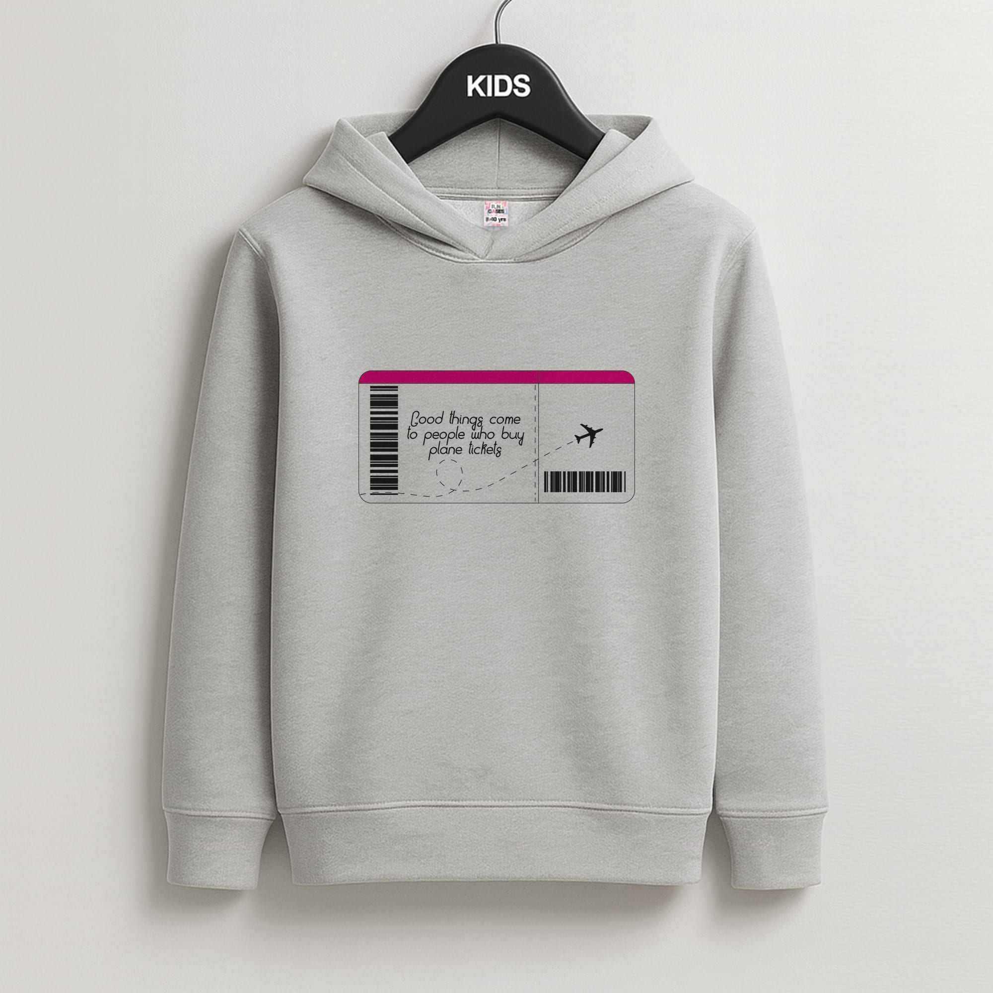 Buy Plane Tickets - Travel Kids Hoodie