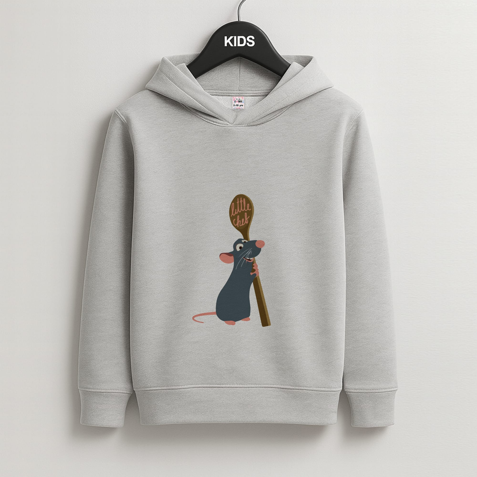 Chef Rat Kids Grey Hoodie