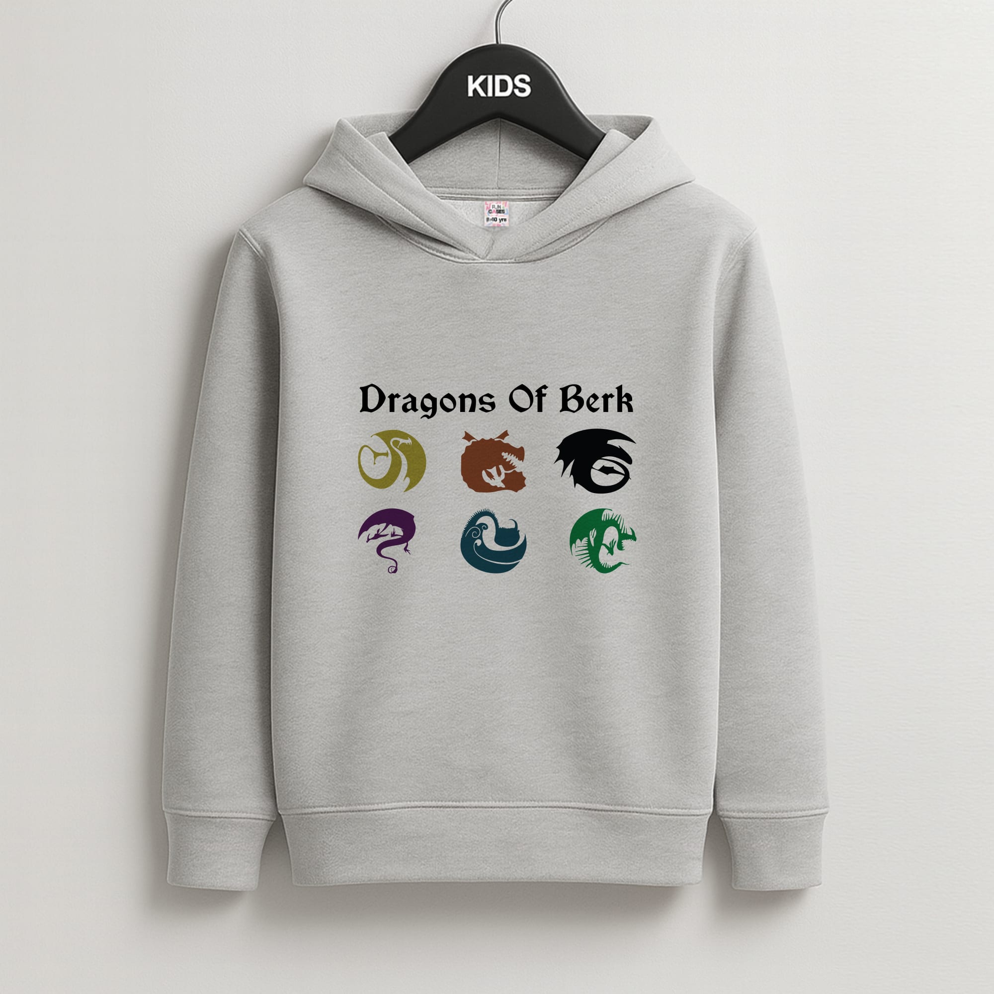 Dragons Of Berk Kids Grey Hoodie