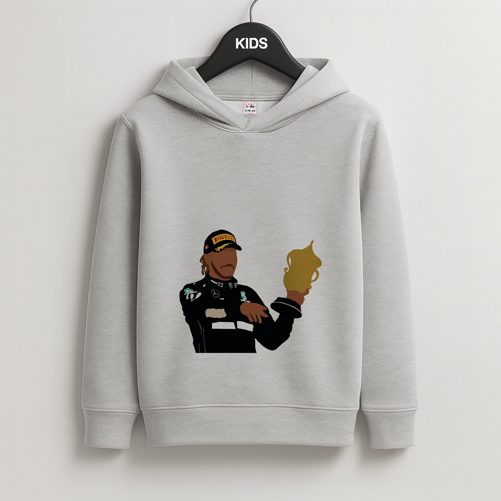 Hamilton - F1 Kids Grey Hoodie