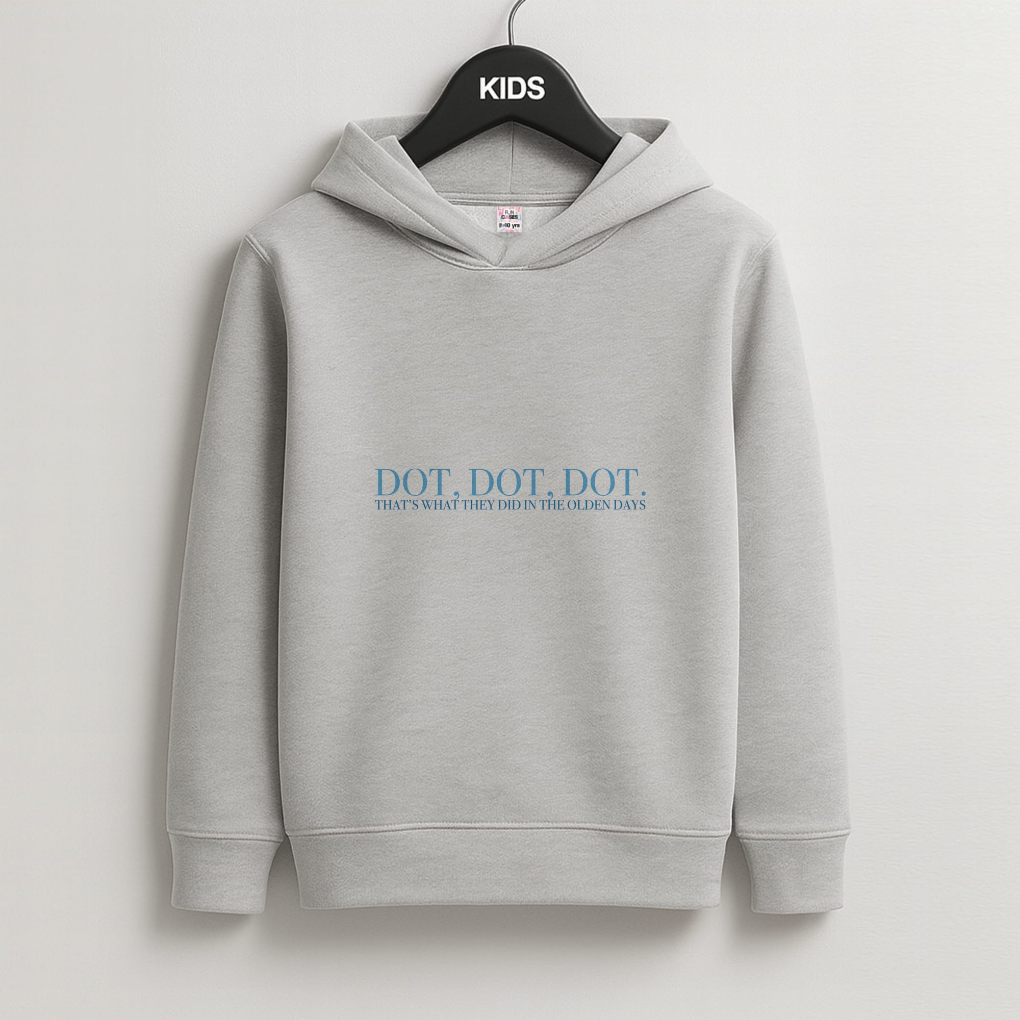 Dot, Dot, Dot Kids Grey Hoodie