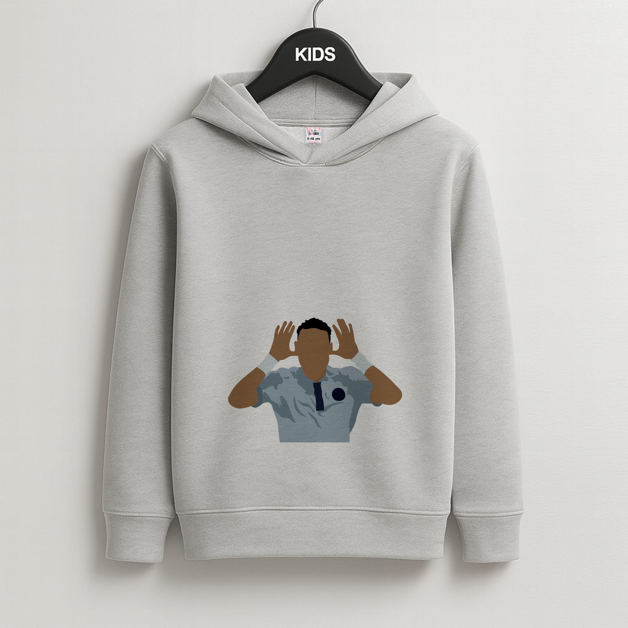 Neymar - Football Kids Grey Hoodie
