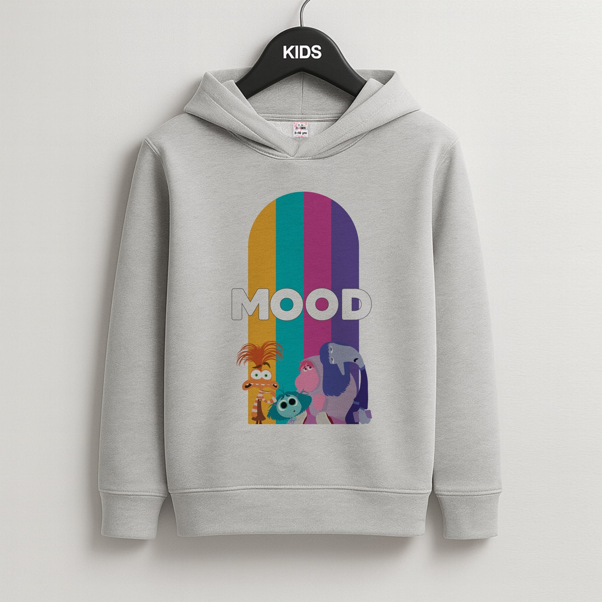 Mood - Inside Out Kids Grey Hoodie