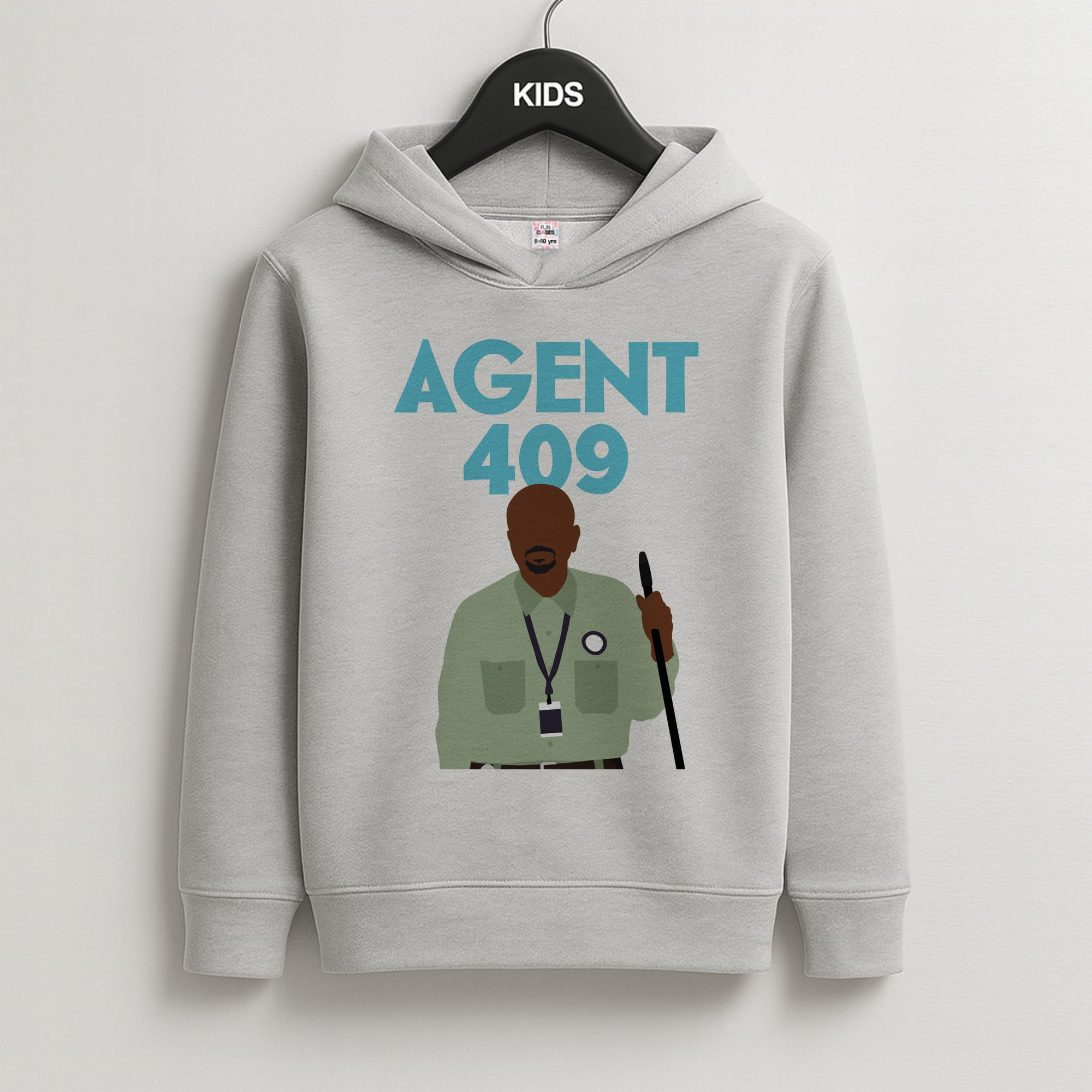 Agent 409 Kids Grey Hoodie