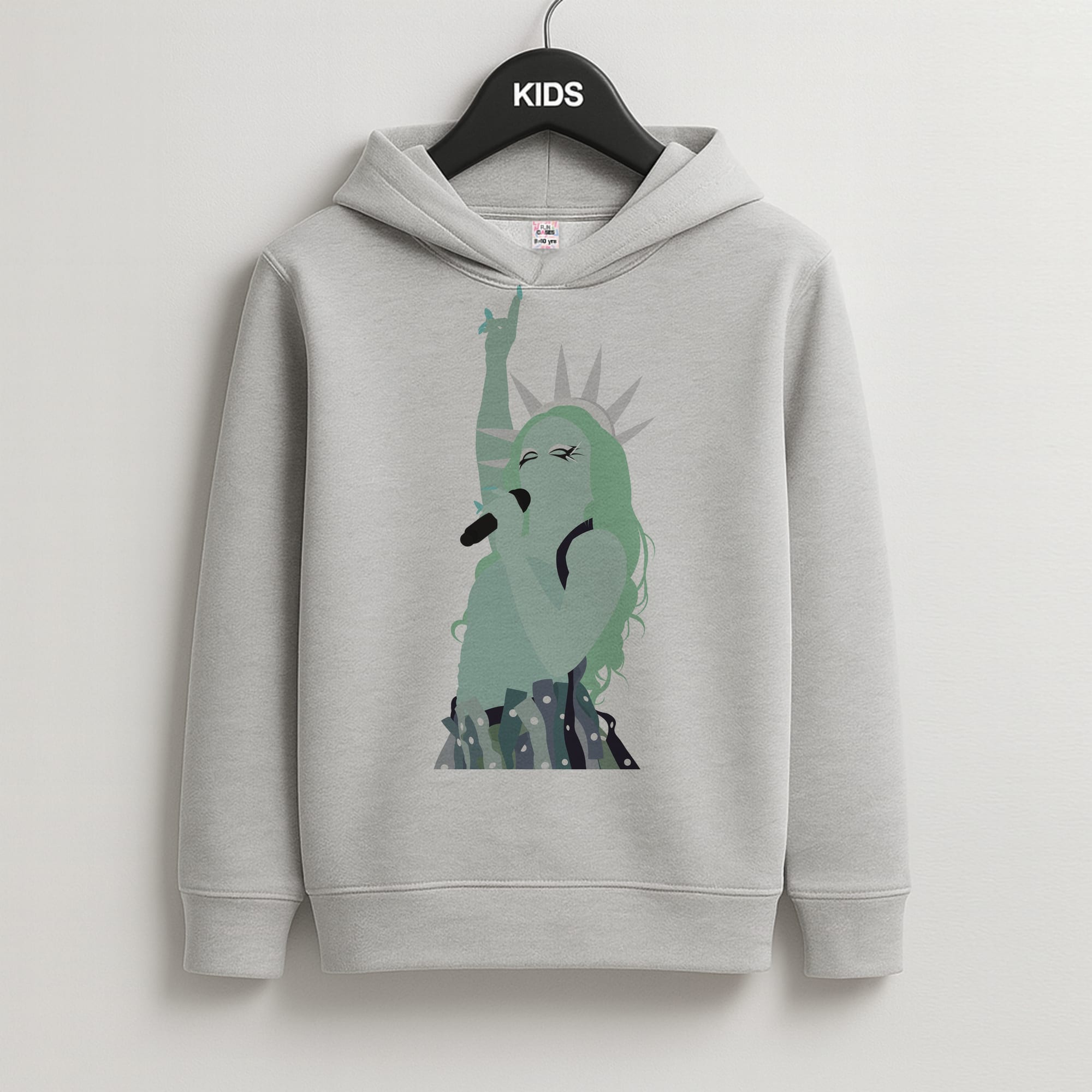 I'd Have To Stop The World Kids Grey Hoodie