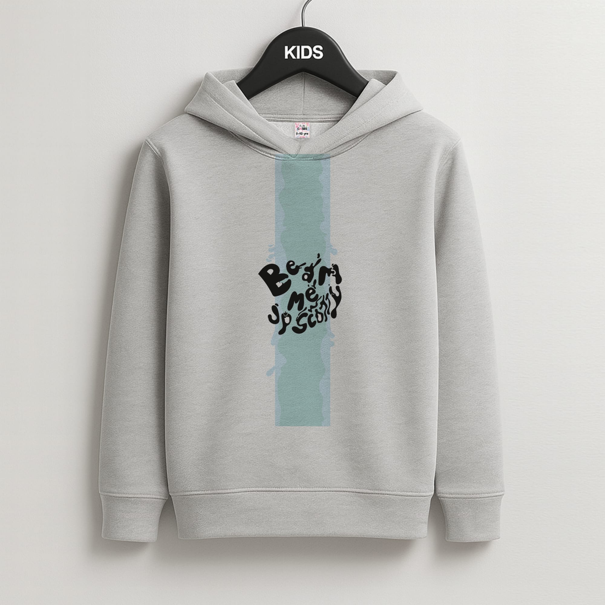 Beam me up Scotty Kids Grey Hoodie