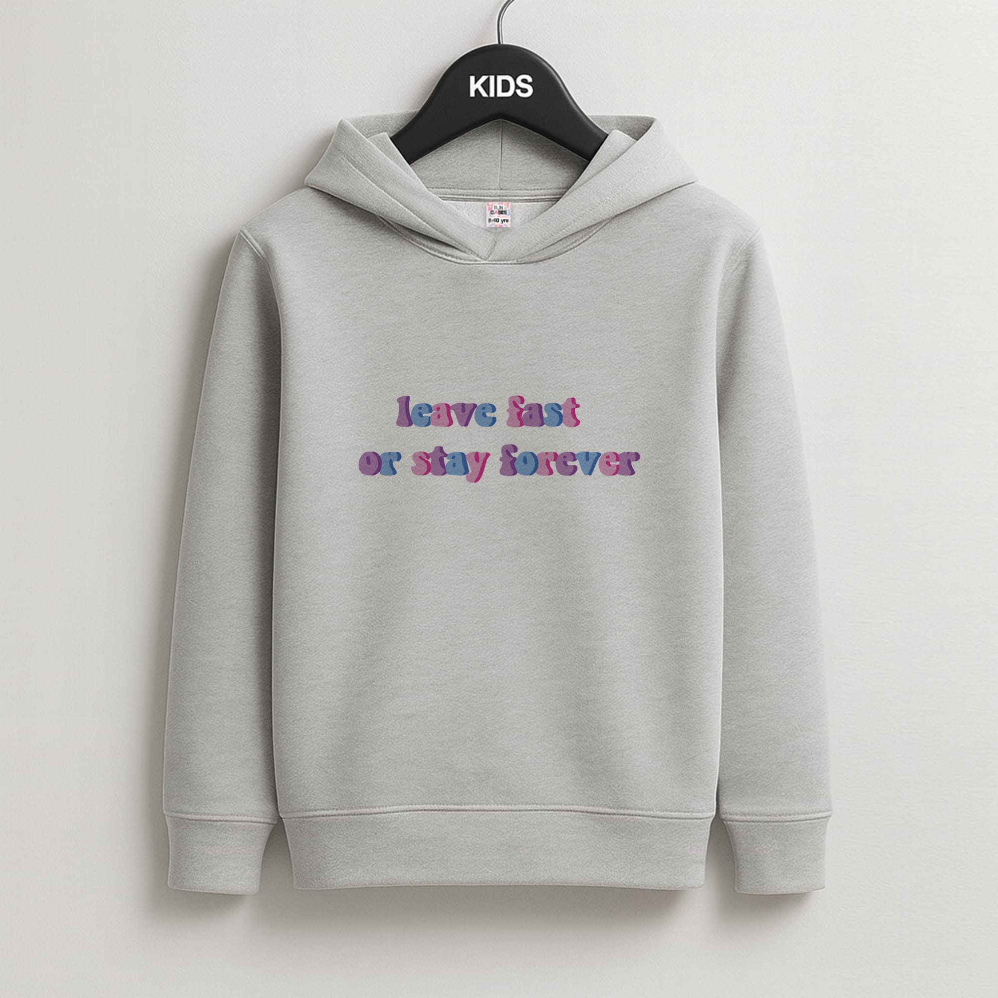 Leave Fast Or Stay Forever - Fender Kids Hoodie