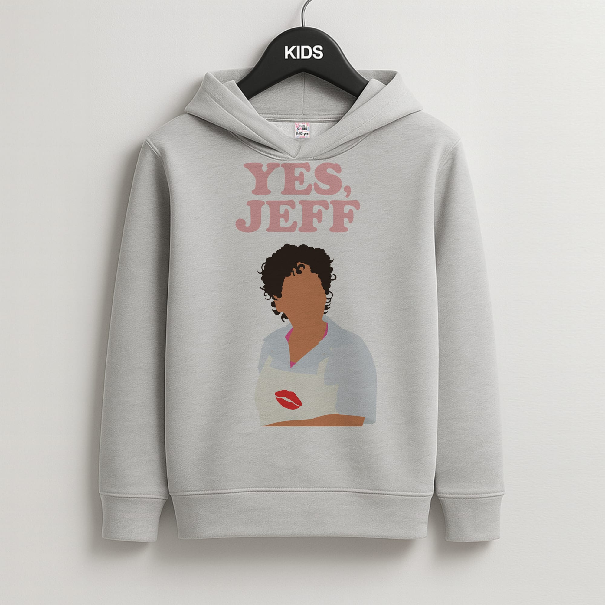 Yes Jeff Kids Grey Hoodie