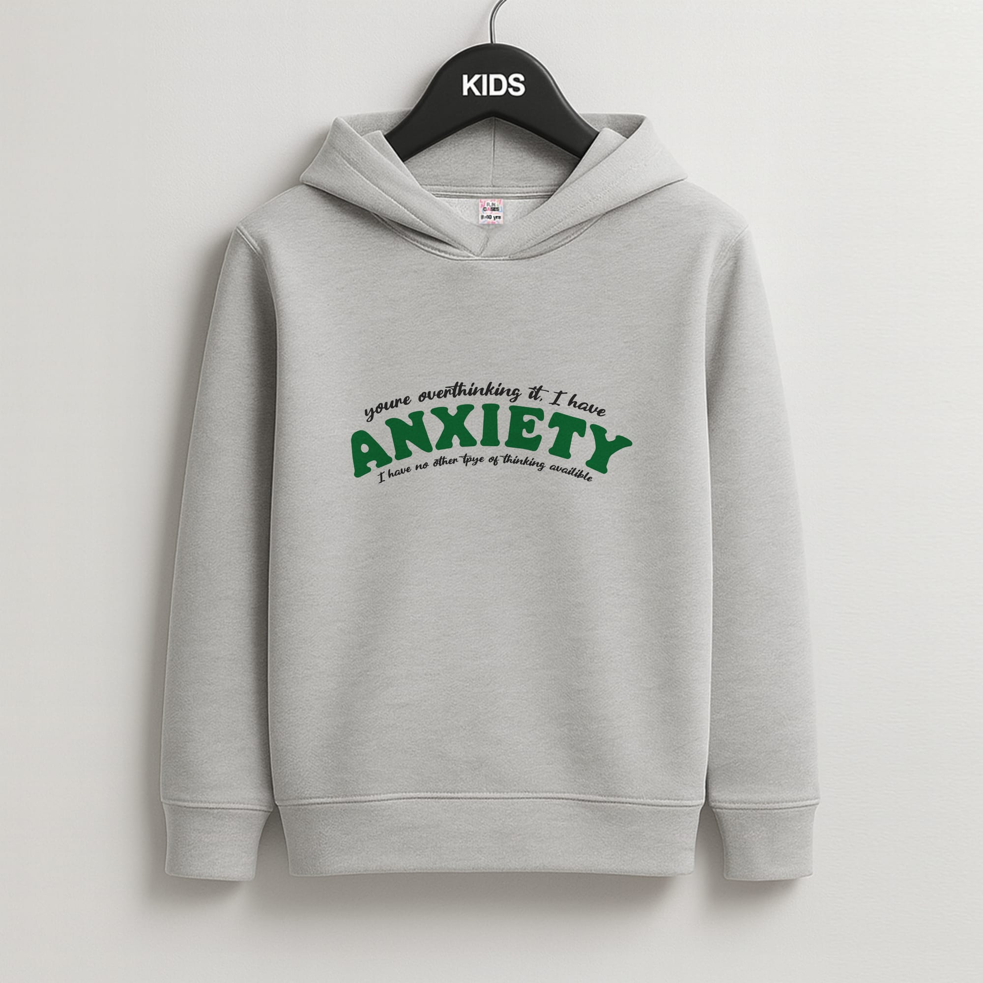 You're Overthinking It Kids Hoodie