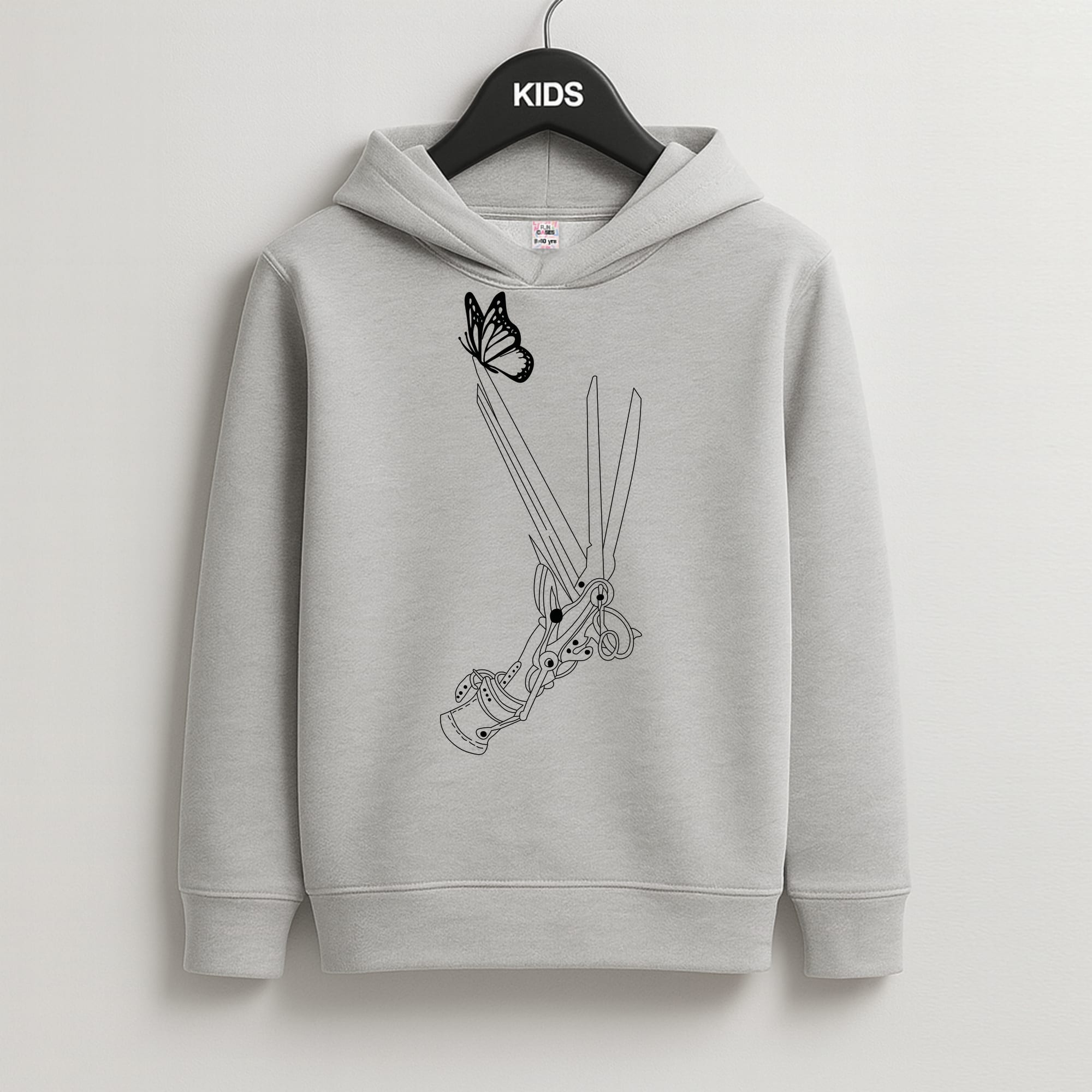 Scissorhands - Scissorhands Kids Grey Hoodie