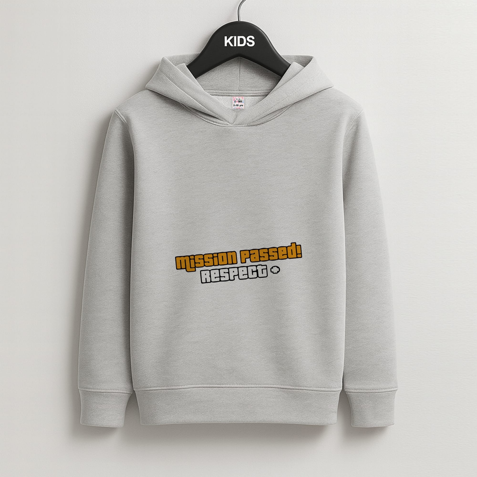 Respect - Video Game Kids Grey Hoodie