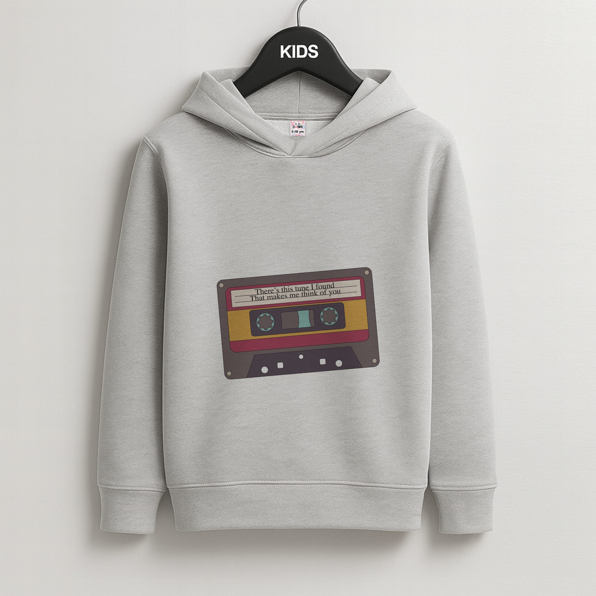 There's This Tune I Found Kids Grey Hoodie