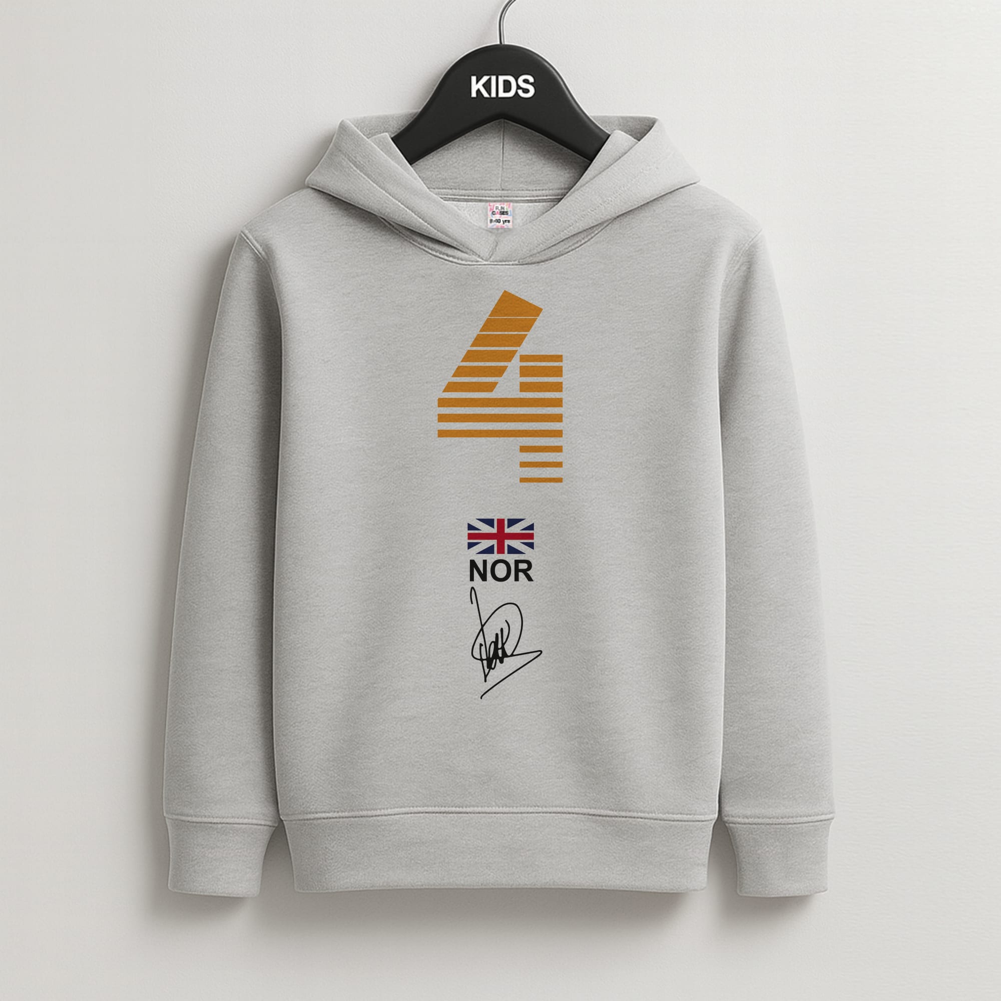 Norris - F1 Kids Grey Hoodie