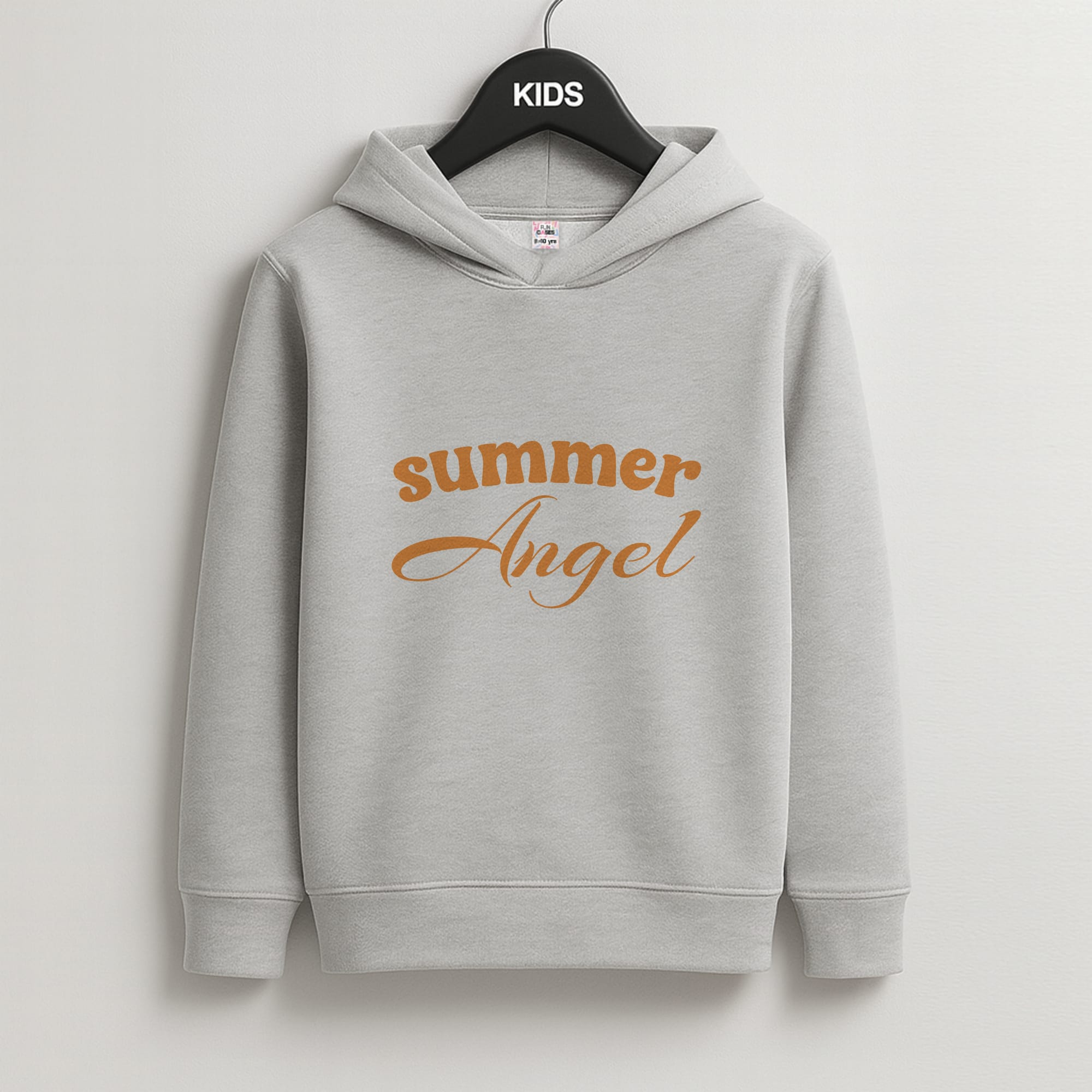 Summer Angel Kids Grey Hoodie
