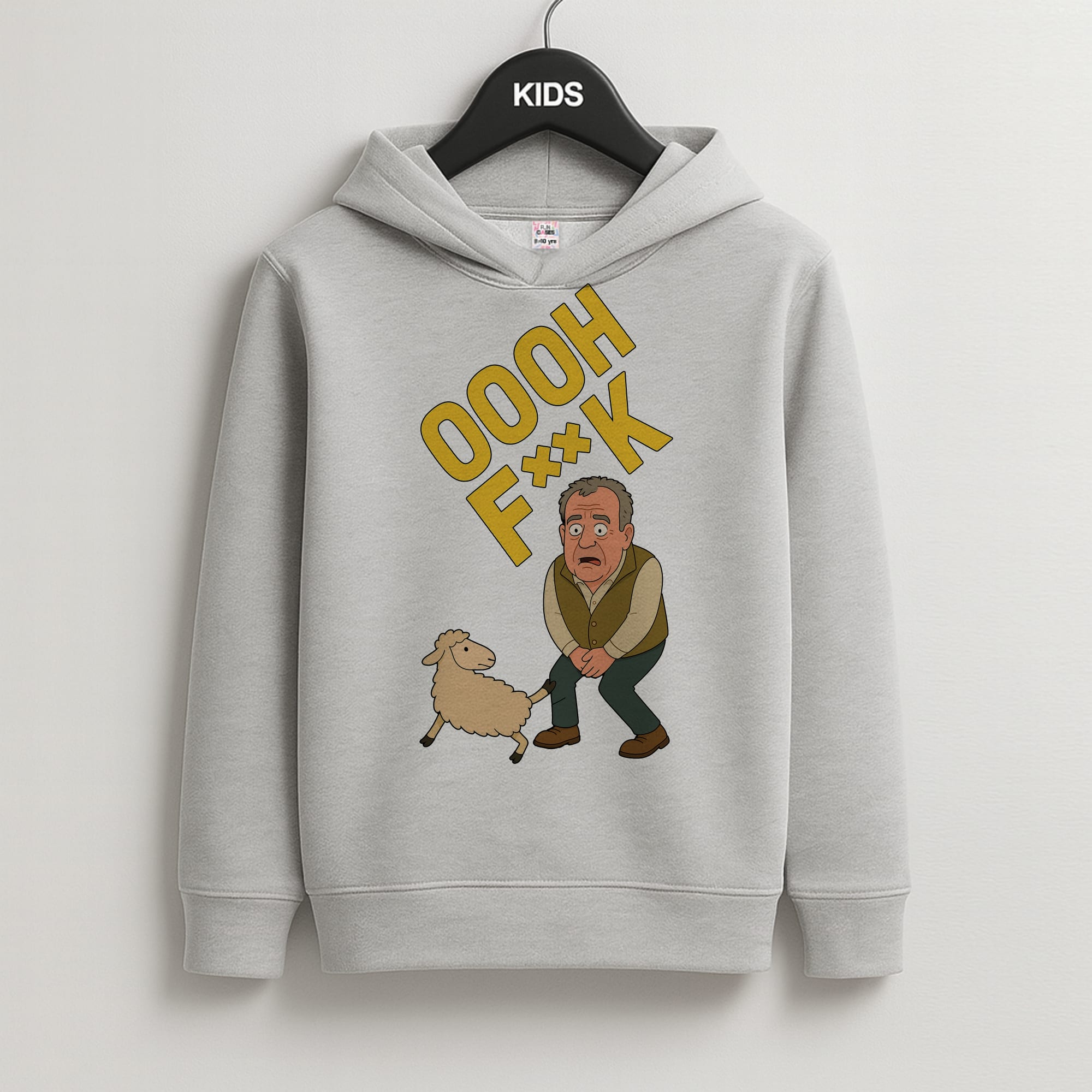 Oooh Fk Kids Grey Hoodie