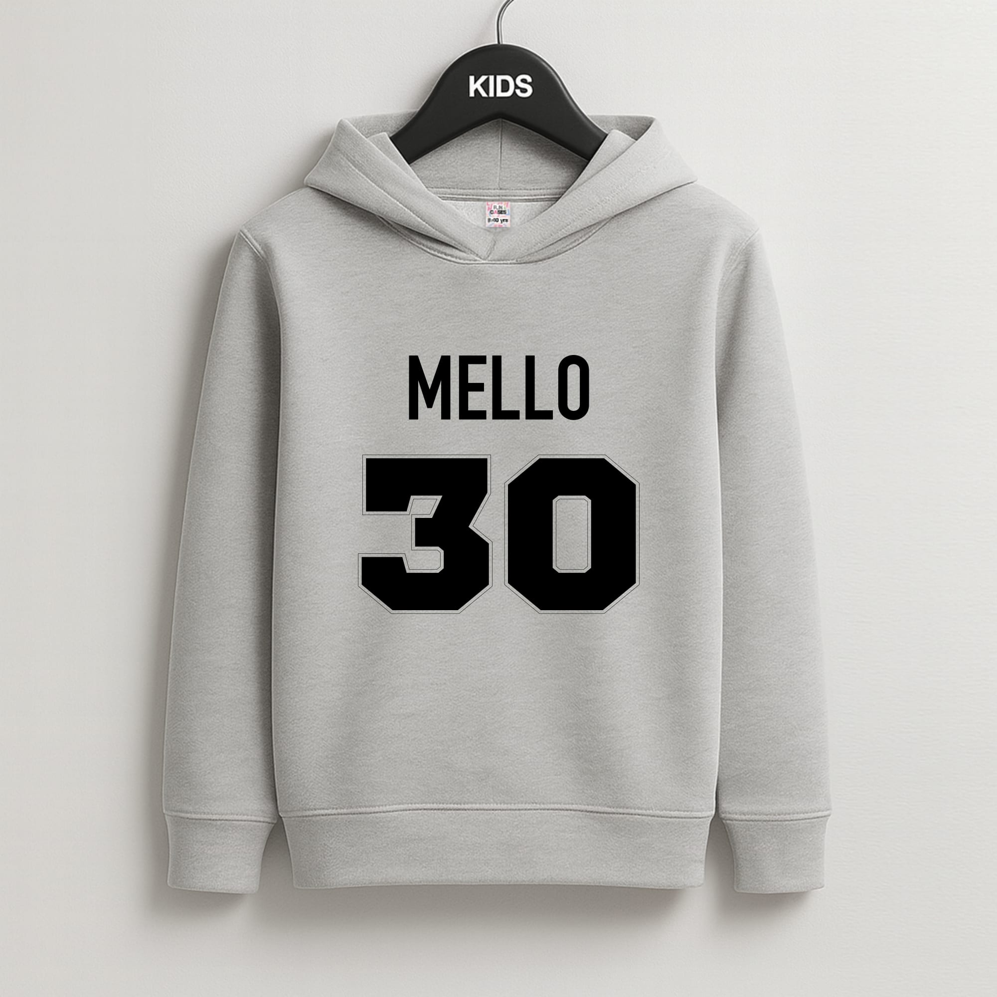 Mello 30 Kids Grey Hoodie