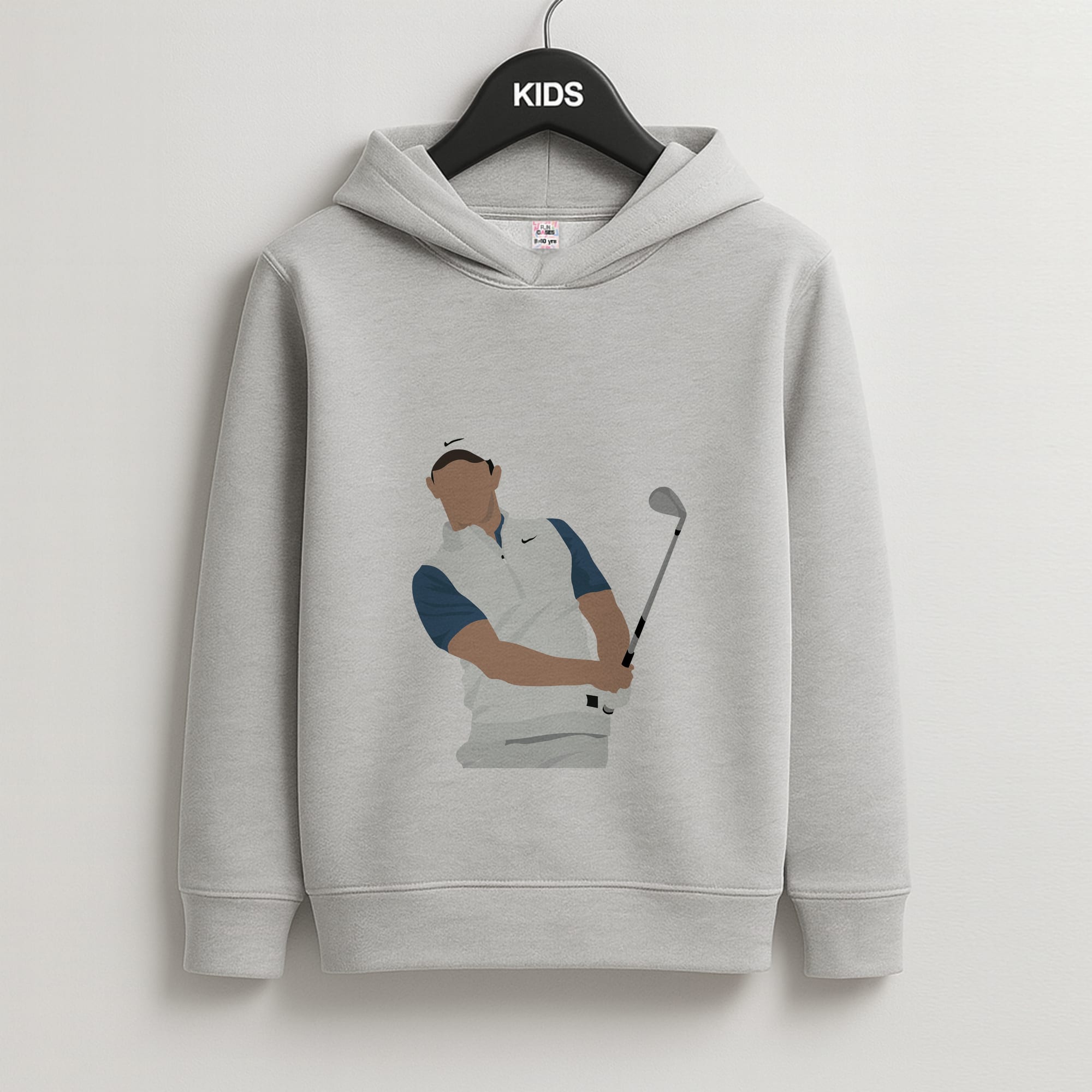 Mcllroy - Golf Kids Grey Hoodie