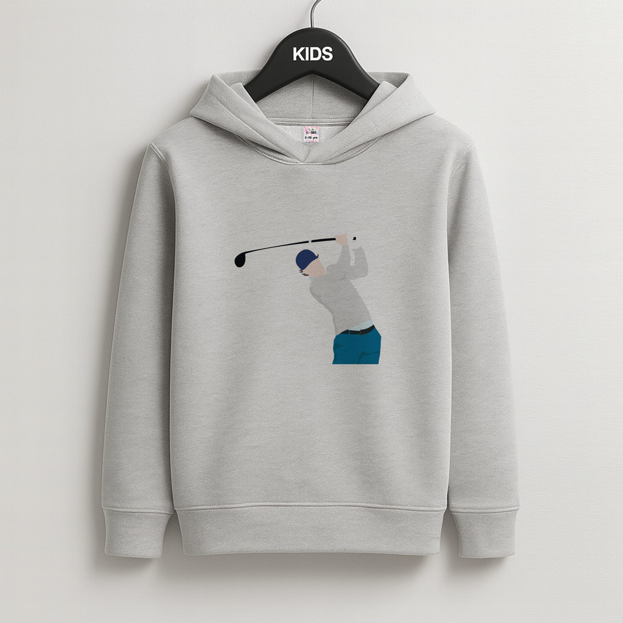 Ryder - Golf Kids Grey Hoodie