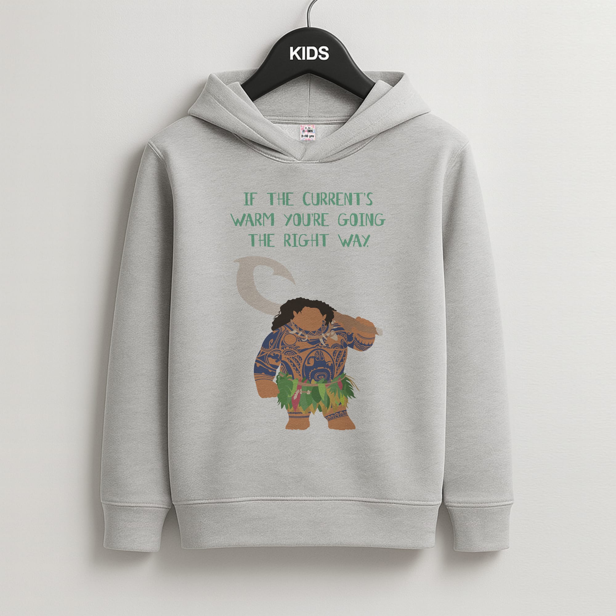 If The Current's Warm Kids Grey Hoodie